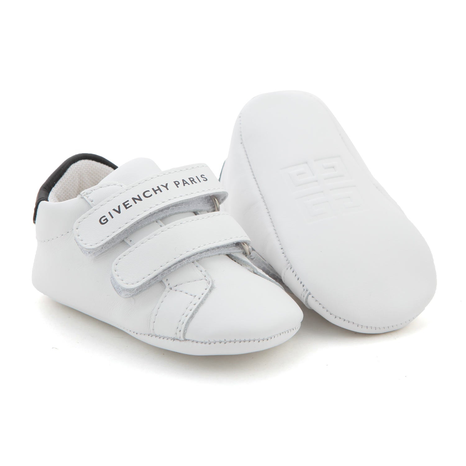 SNEAKER UNISEX BIANCA E NERA PER BEBÈ - annameglio.com abbigliamento moda