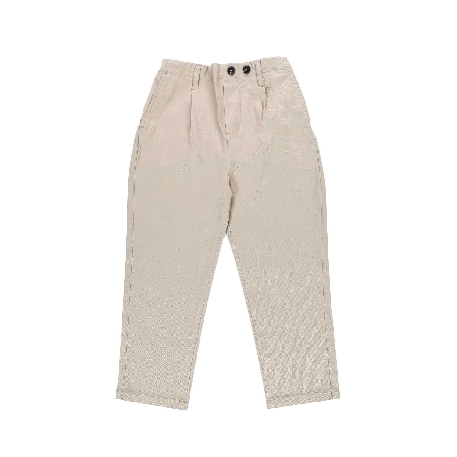 PANTALONE BEIGE CON STAMPA BAMBINA E TEEN - annameglio.com abbigliamento moda