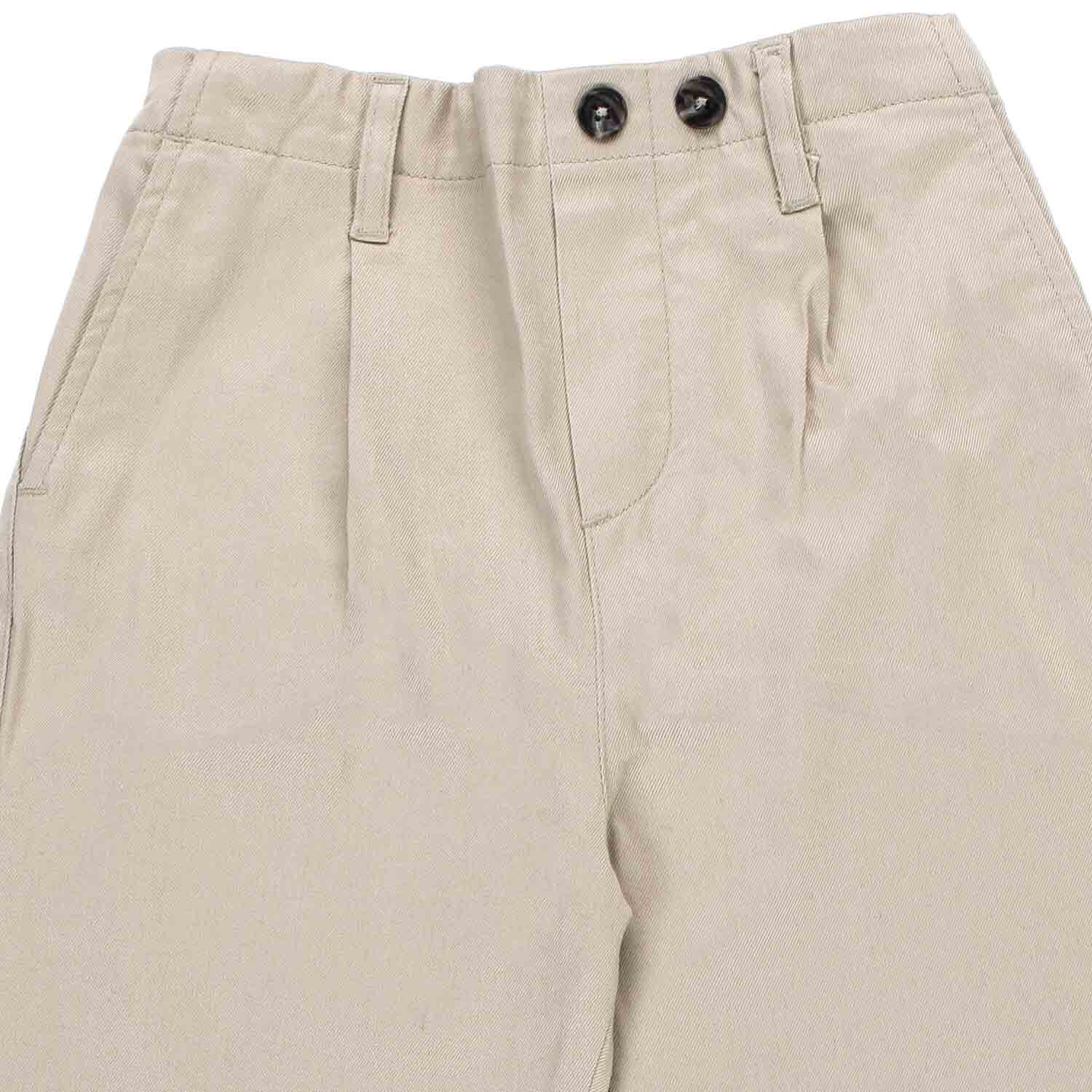 PANTALONE BEIGE CON STAMPA BAMBINA E TEEN - annameglio.com abbigliamento moda
