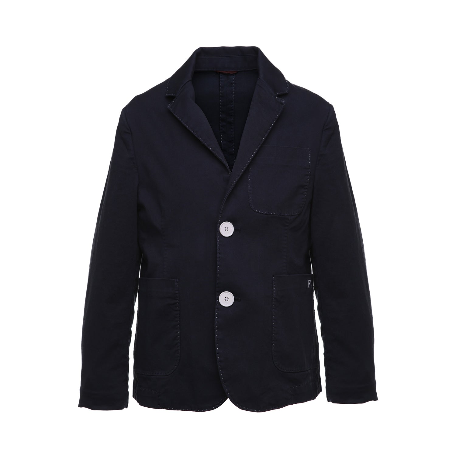 BLAZER BLU CON BOTTONI BIANCHI BAMBINO E TEEN - annameglio.com abbigliamento moda