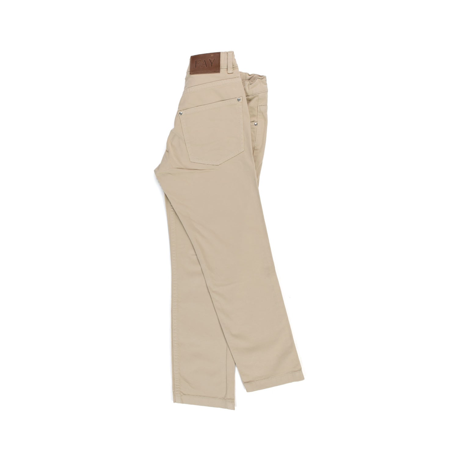 PANTALONE 5 TASCHE BEIGE BAMBINO E TEEN - annameglio.com abbigliamento moda