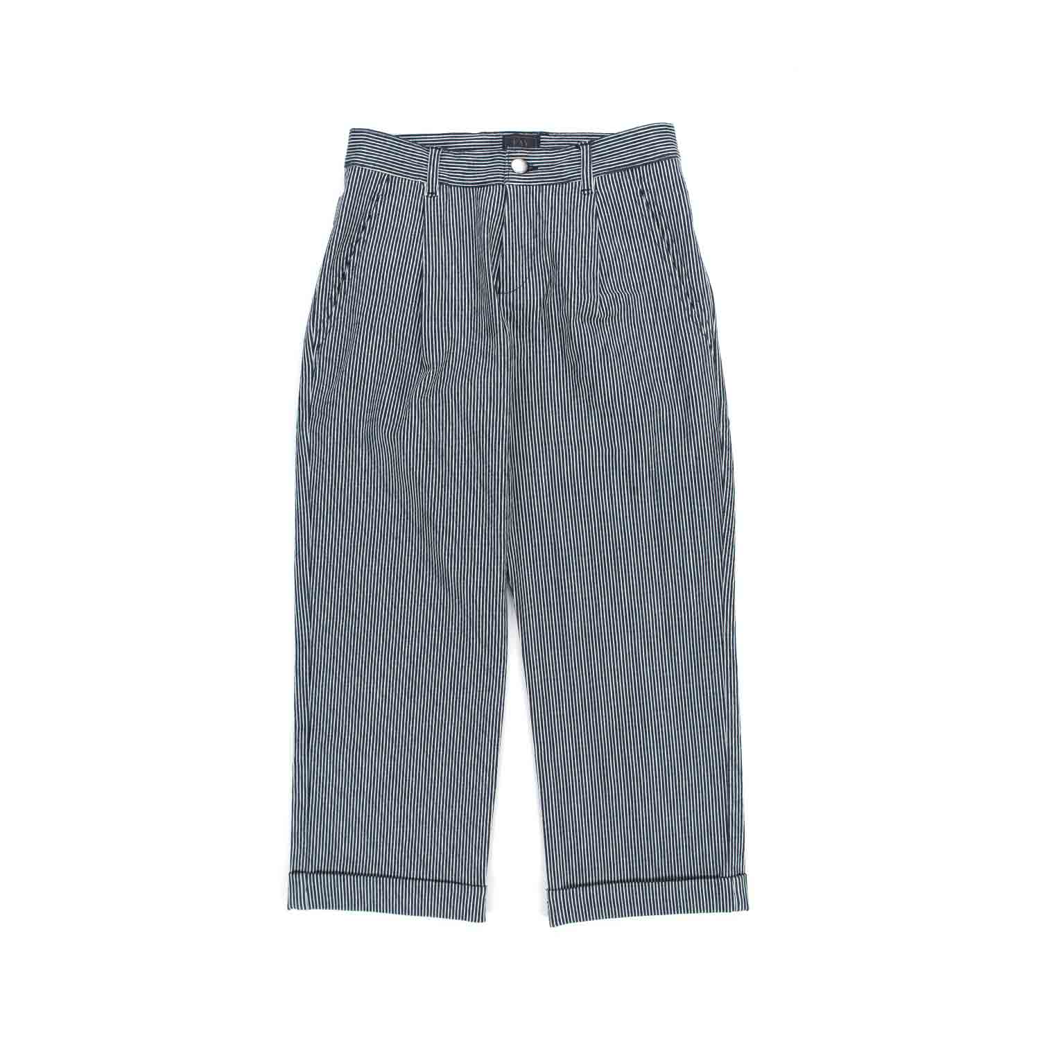 PANTALONE BLU E BIANCO A RIGHE BAMBINA E TEEN - annameglio.com abbigliamento moda