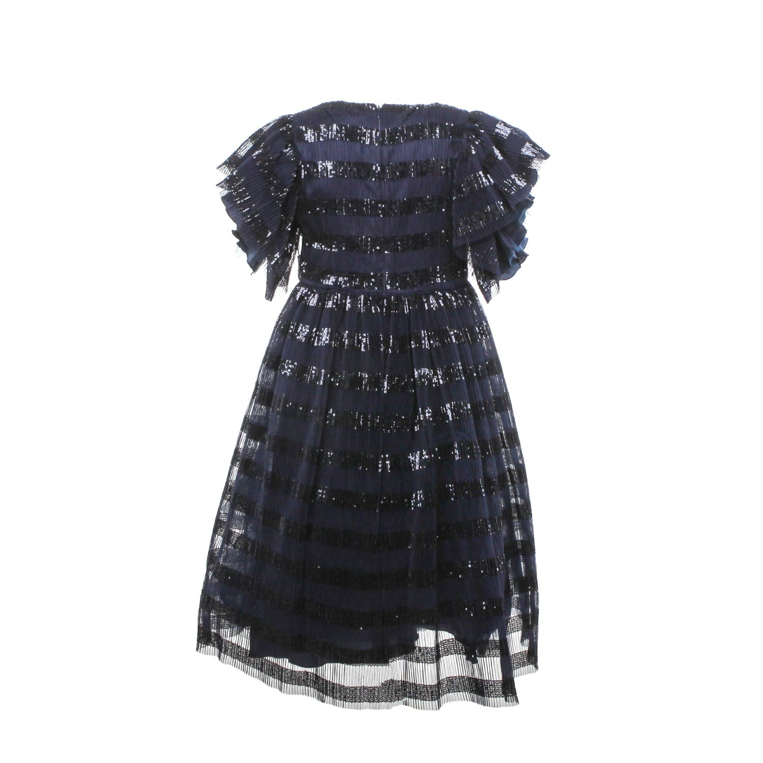 ABITO TULLE BLU CON PAILLETTES BAMBINA E TEEN - annameglio.com abbigliamento moda