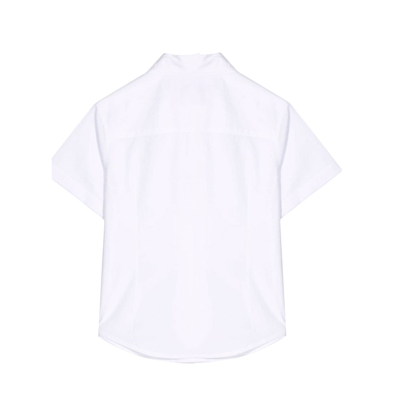 CAMICIA BIANCA A MANICA CORTA BAMBINA - annameglio.com abbigliamento moda