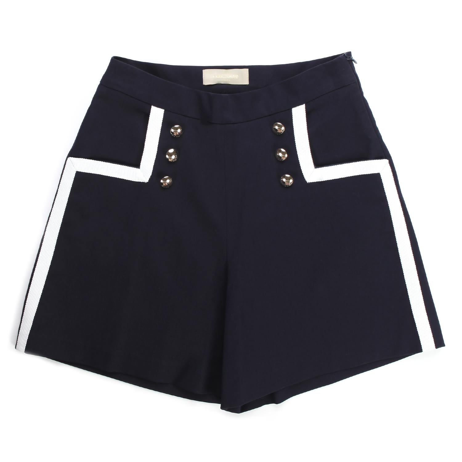 SHORTS SAILOR BLU NAVY E BIANCHI BAMBINA E TEEN - annameglio.com abbigliamento moda