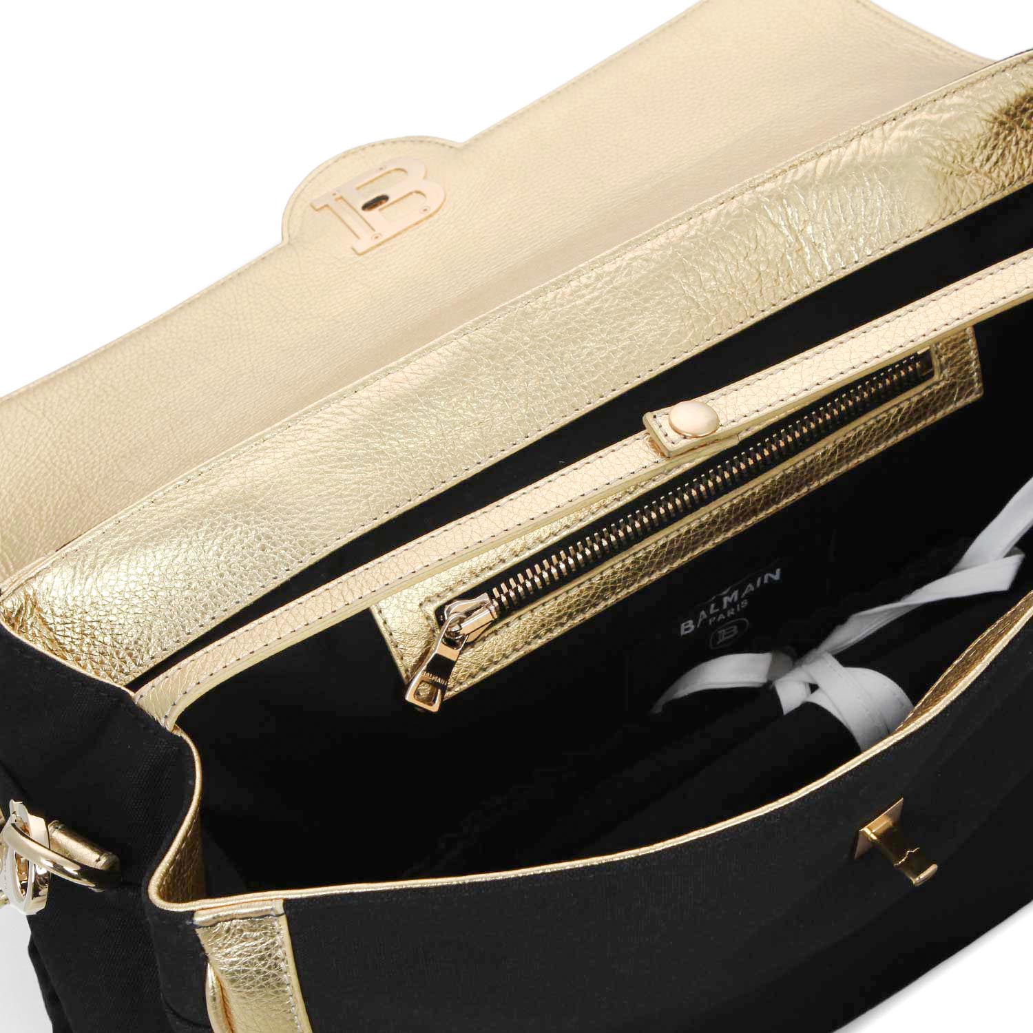 BORSA FASCIATOIO NERA E ORO CON MONOGRAMMA - annameglio.com abbigliamento moda