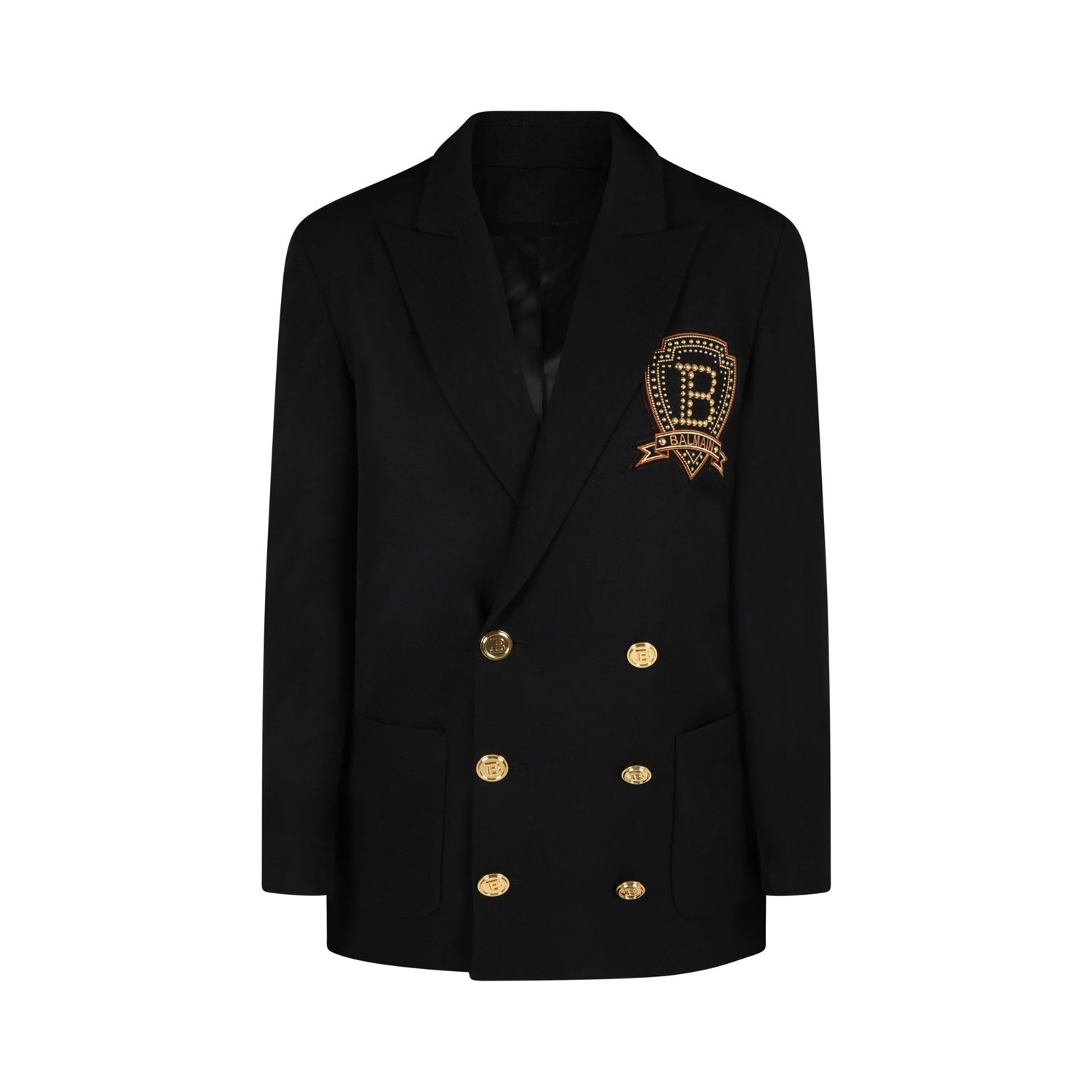 BLAZER BOYFRIEND NERO E ORO BAMBINA E TEEN - annameglio.com abbigliamento moda