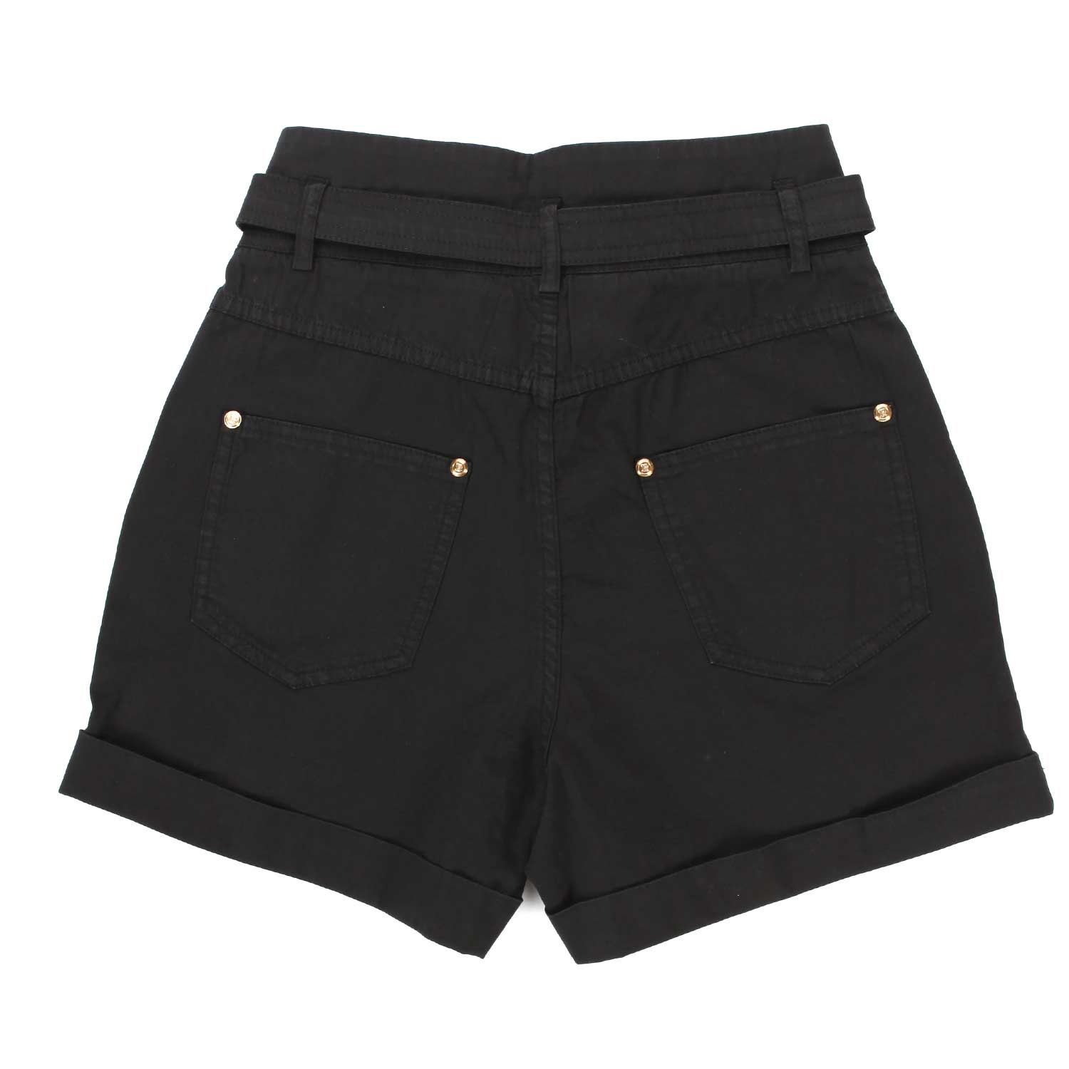 SHORTS NERI CON CINTA BAMBINA E TEEN - annameglio.com abbigliamento moda
