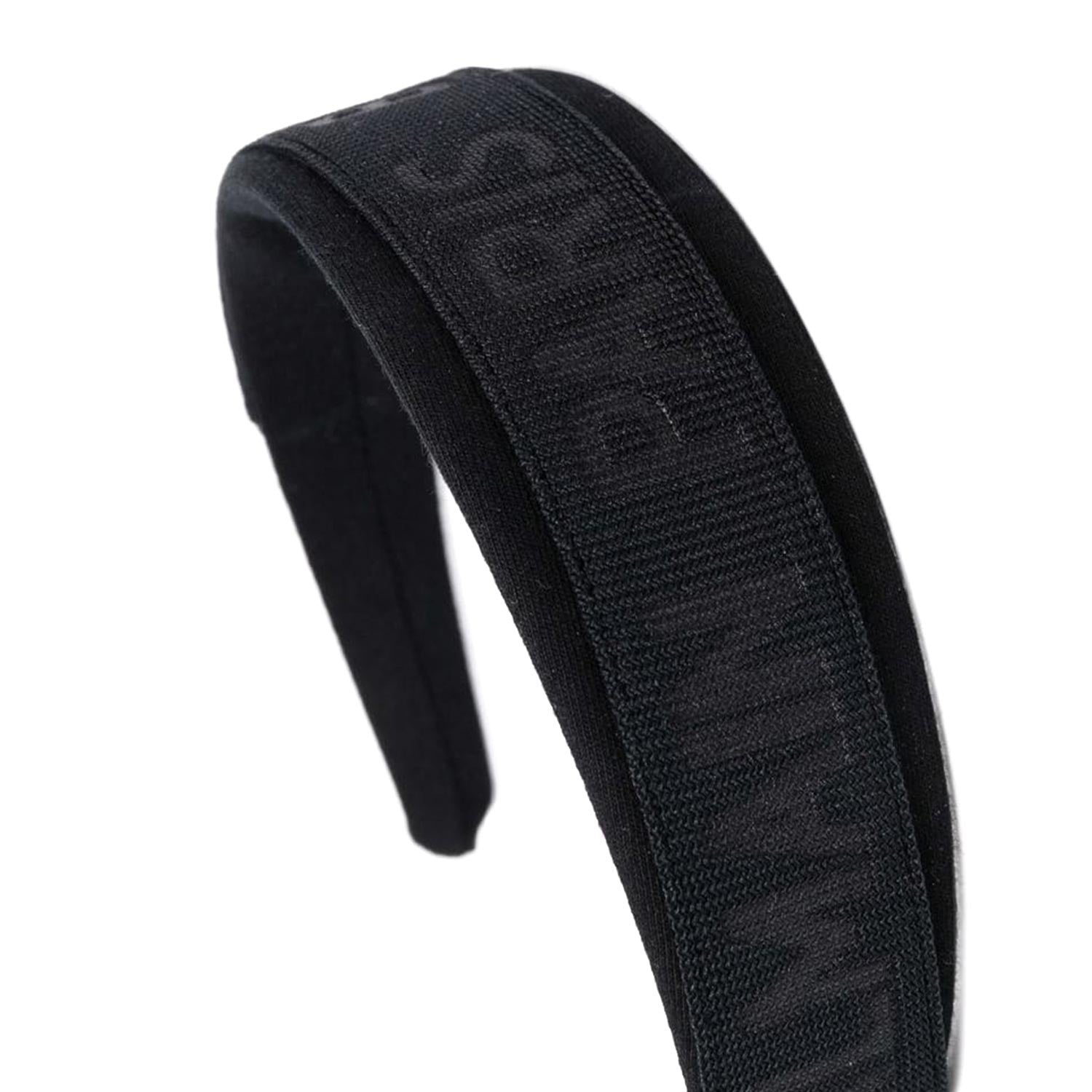 CERCHIETTO NERO CON LOGO GOFFRATO BAMBINA TEEN - annameglio.com abbigliamento moda