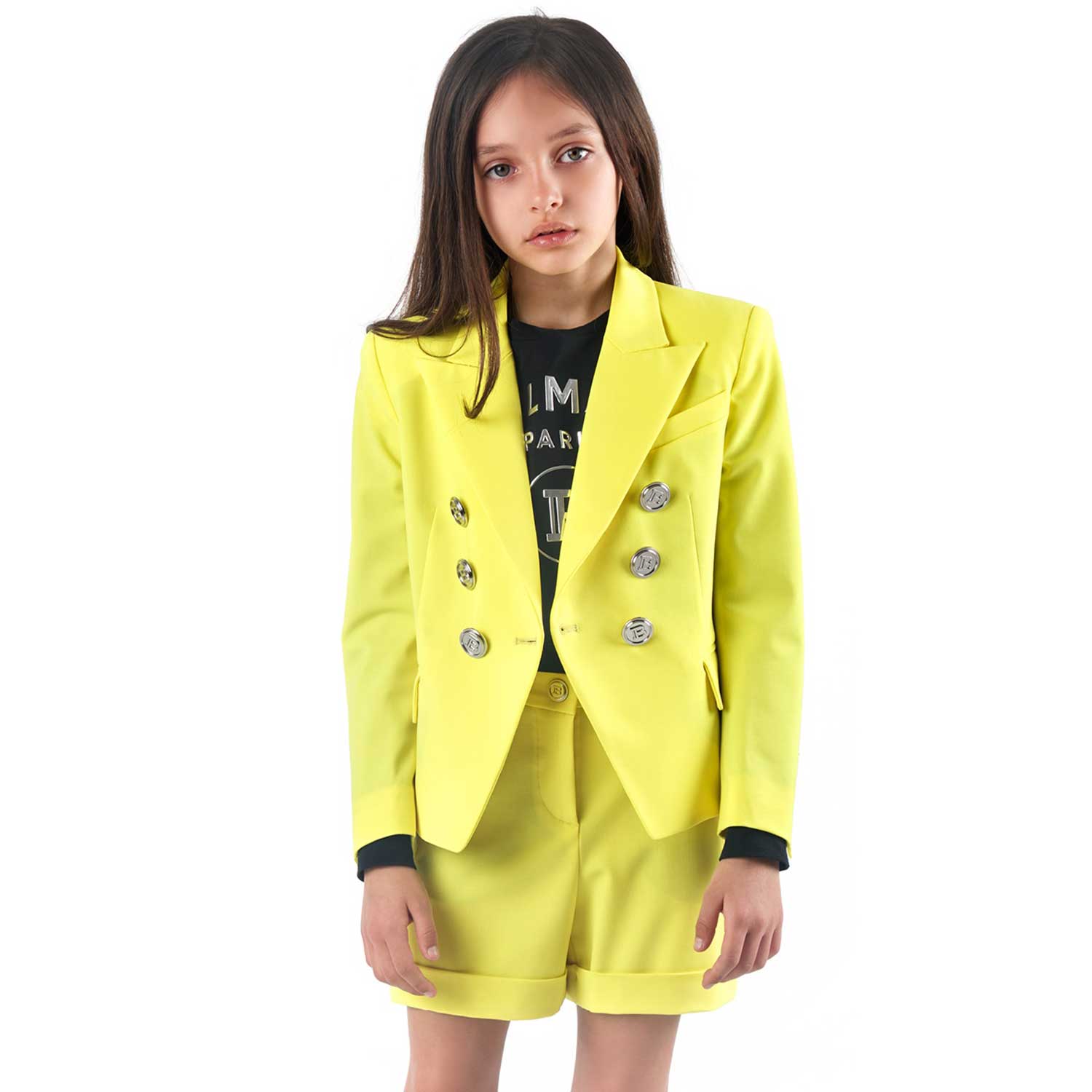 BLAZER GIALLO FLUO BAMBINA E TEENAGER - annameglio.com abbigliamento moda