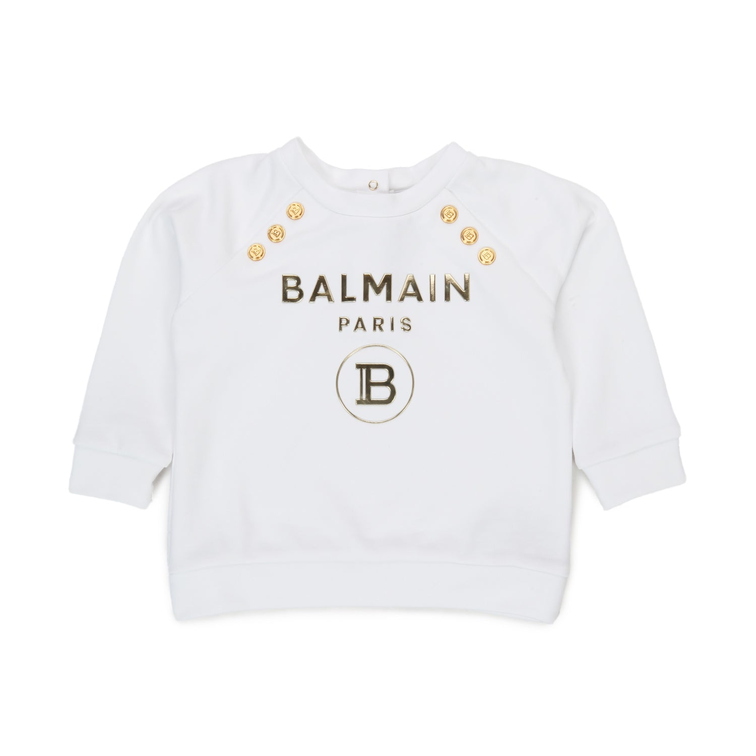 FELPA CON LOGO ORO BIMBA - annameglio.com abbigliamento moda