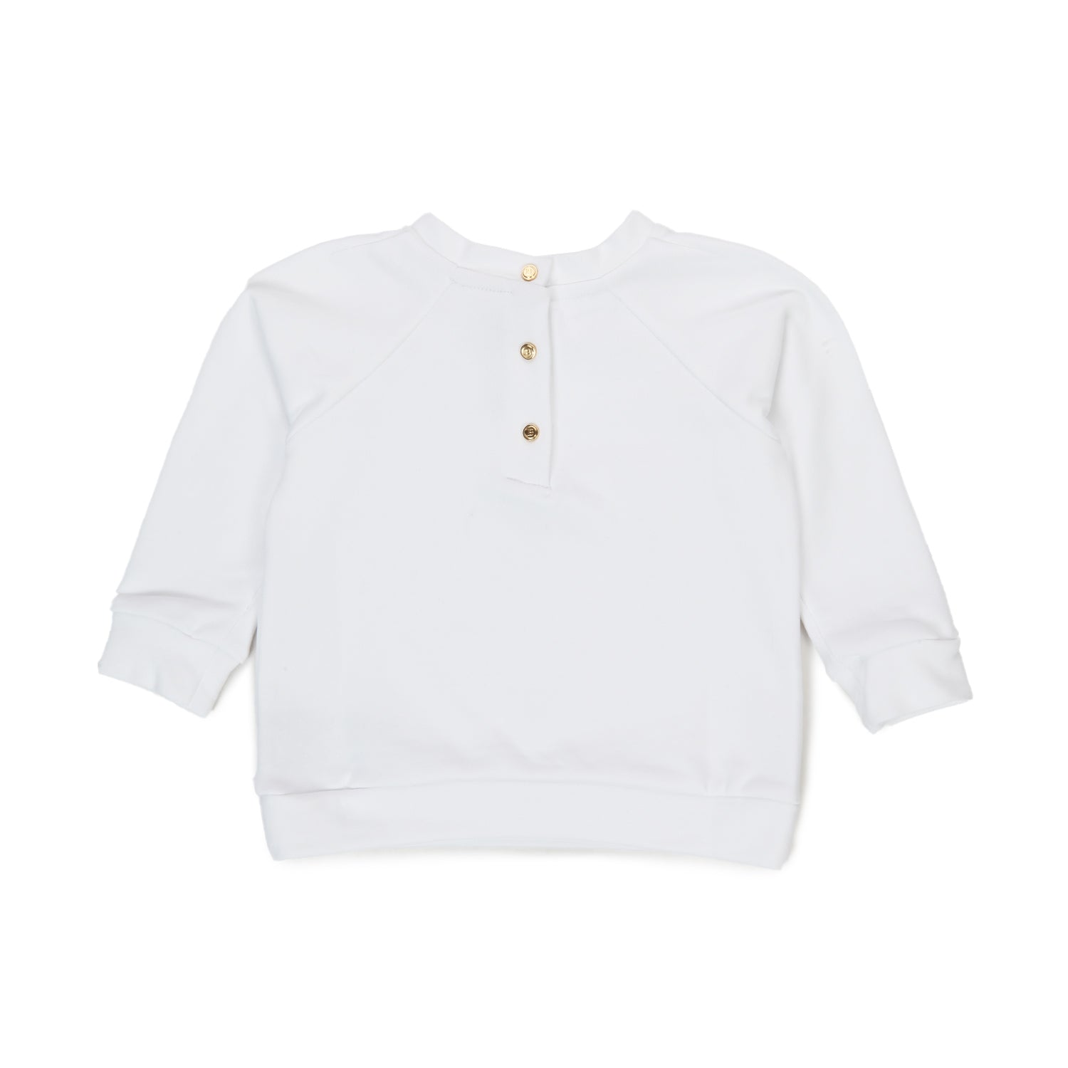 FELPA CON LOGO ORO BIMBA - annameglio.com abbigliamento moda