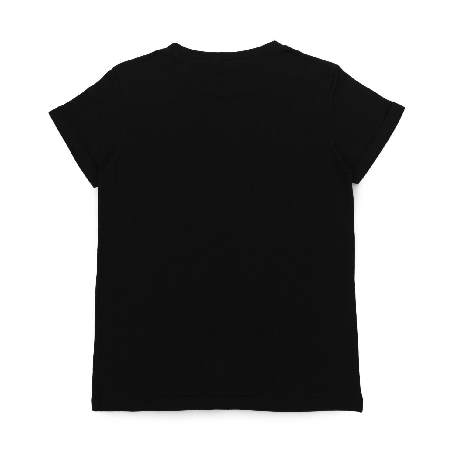 T-SHIRT NERA BAMBINA TEEN CON LOGO - annameglio.com abbigliamento moda