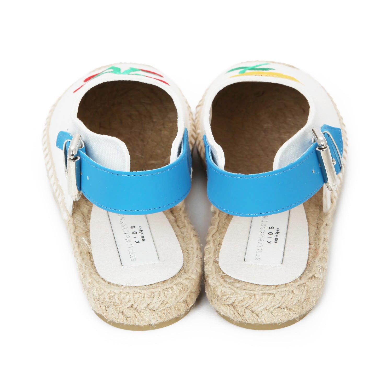 ESPADRILLAS BIANCHE E AZZURRE BAMBINA - annameglio.com abbigliamento moda