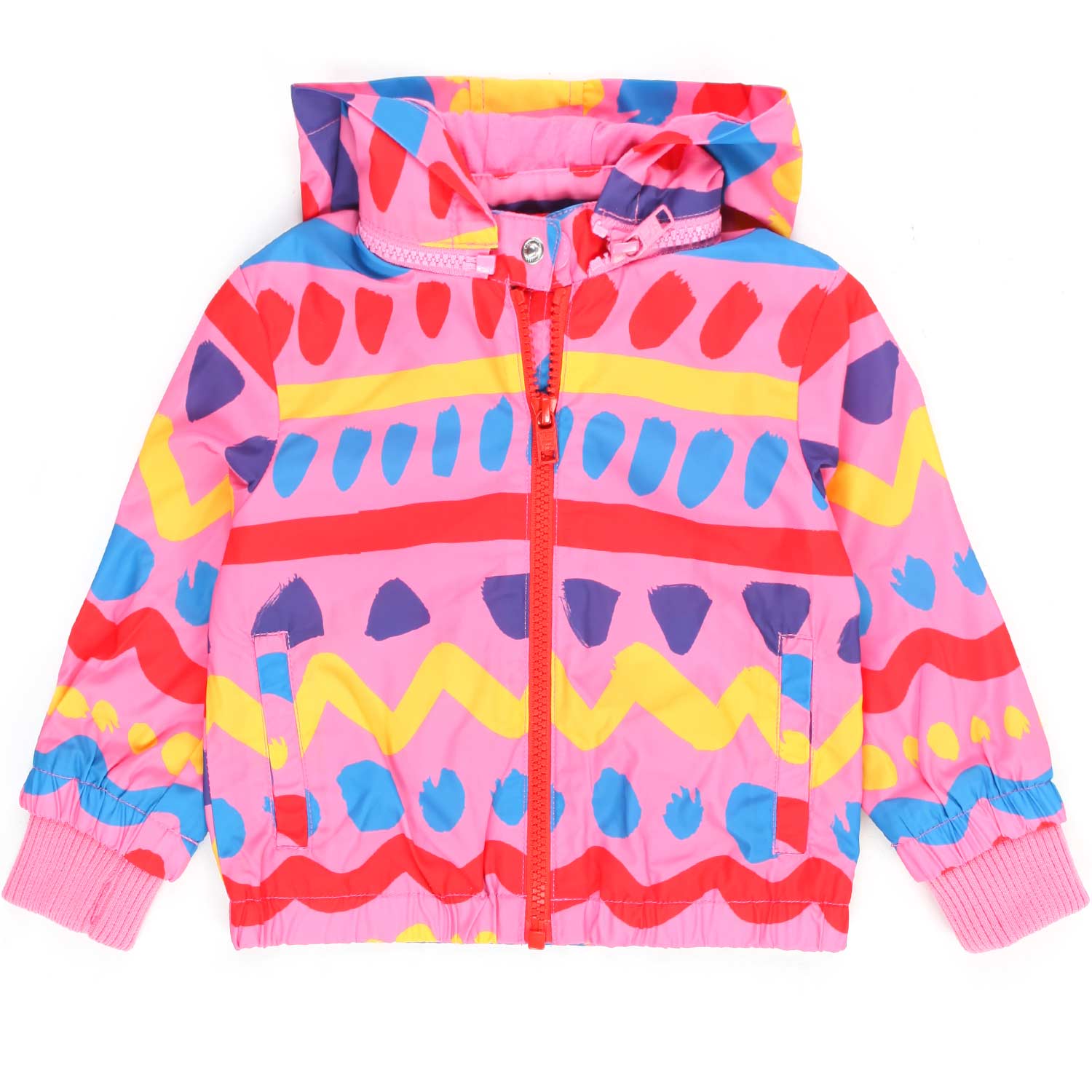 GIACCA ROSA E MULTICOLOR BAMBINA BABY - annameglio.com abbigliamento moda