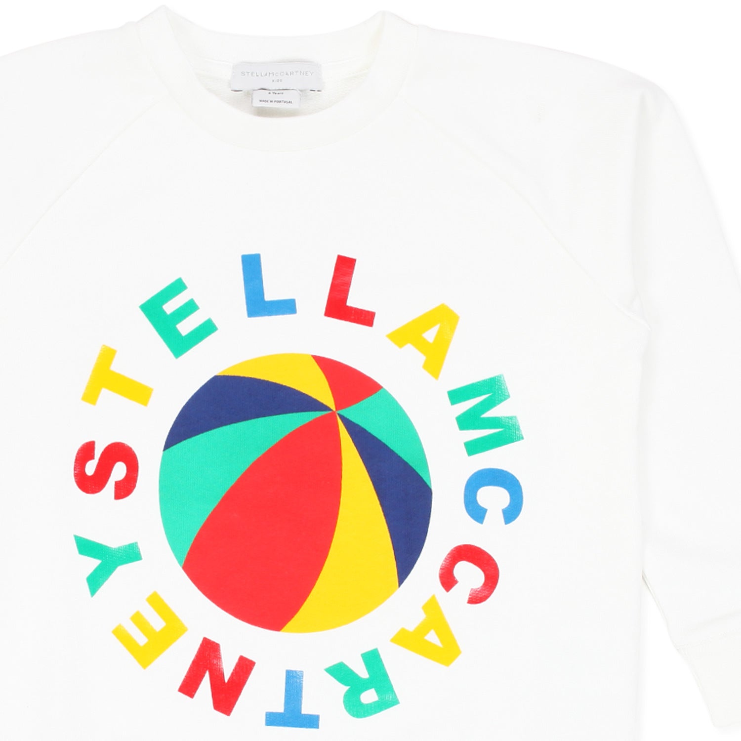 FELPA BIANCA E MULTICOLOR PER BAMBINO - annameglio.com abbigliamento moda