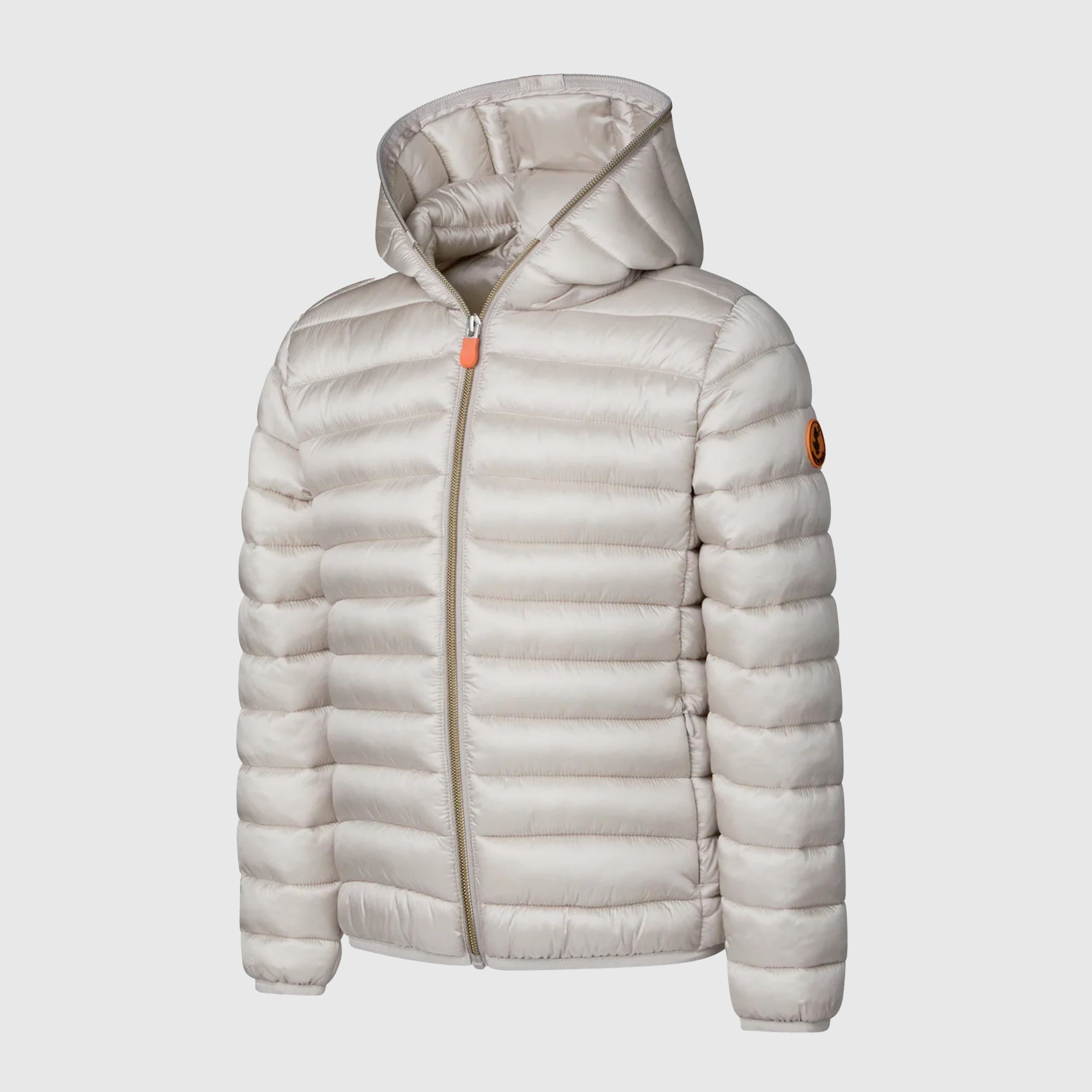 Piumino Animal Free Iris Beige Firmato SAVE THE DUCK