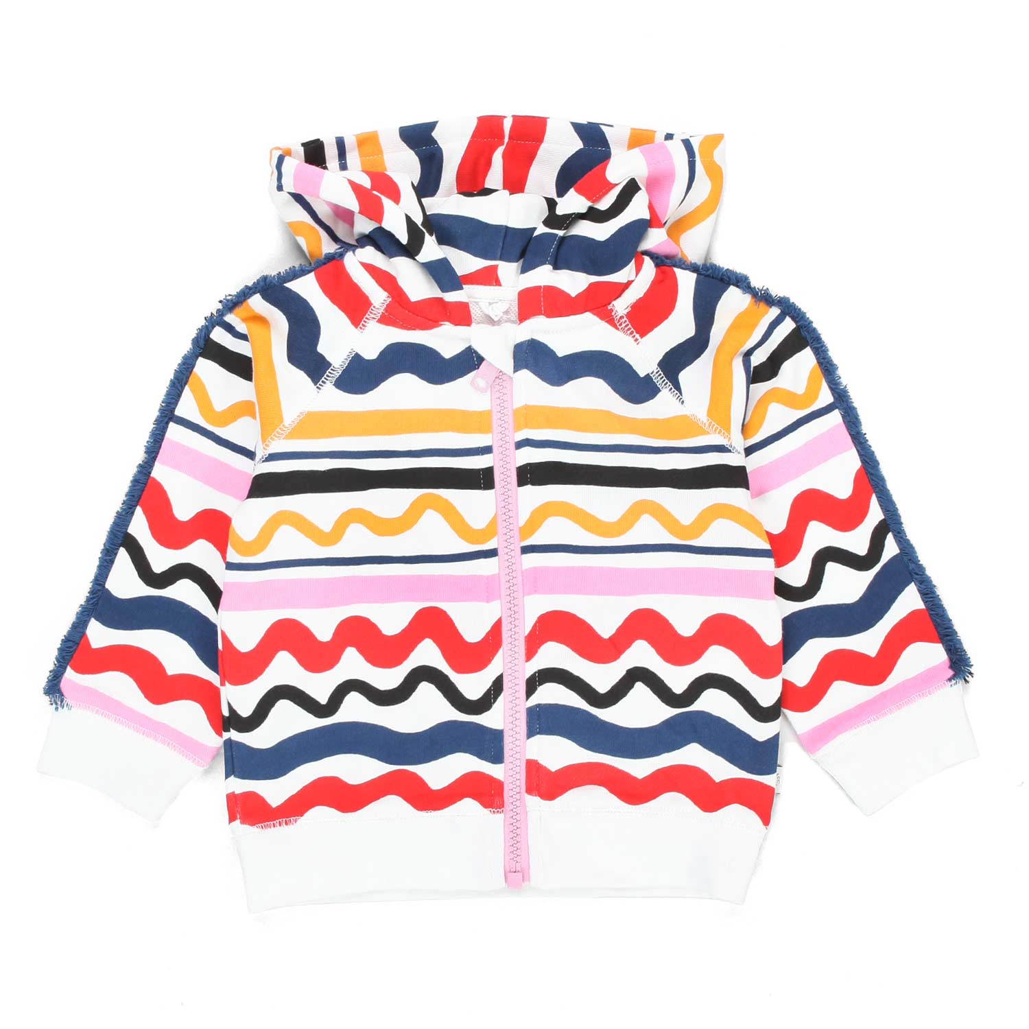 FELPA BIANCA E MULTICOLOR BAMBINA BABY - annameglio.com abbigliamento moda