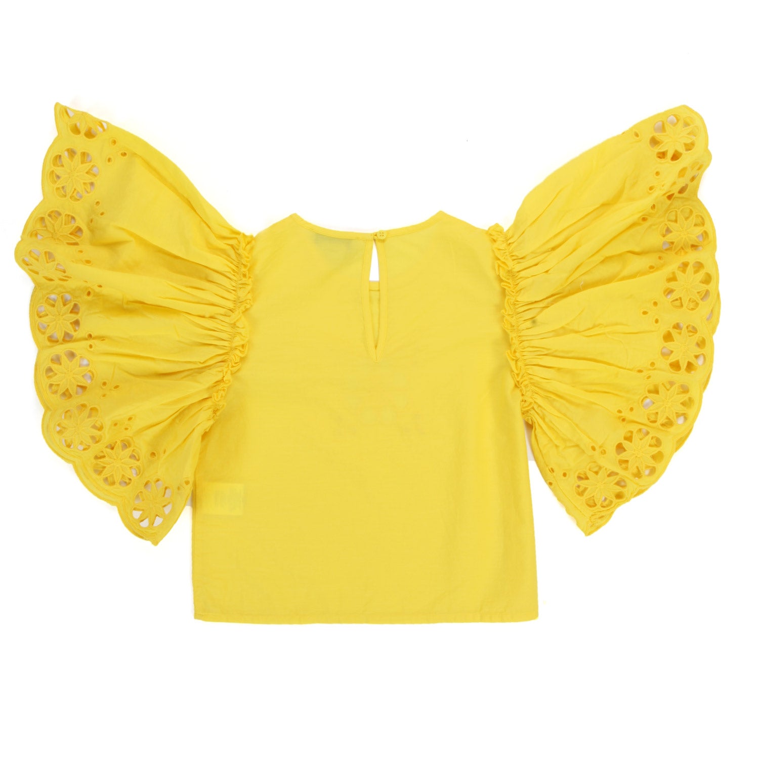TOP SANGALLO GIALLO BAMBINA E TEEN - annameglio.com abbigliamento moda