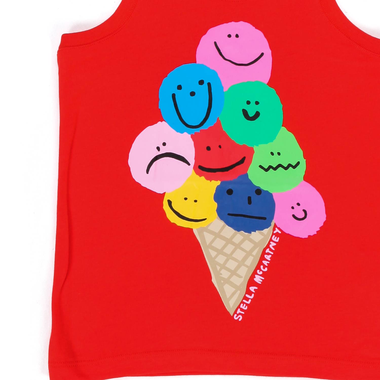 CANOTTA ICE CREAM ROSSA BAMBINA E TEEN - annameglio.com abbigliamento moda