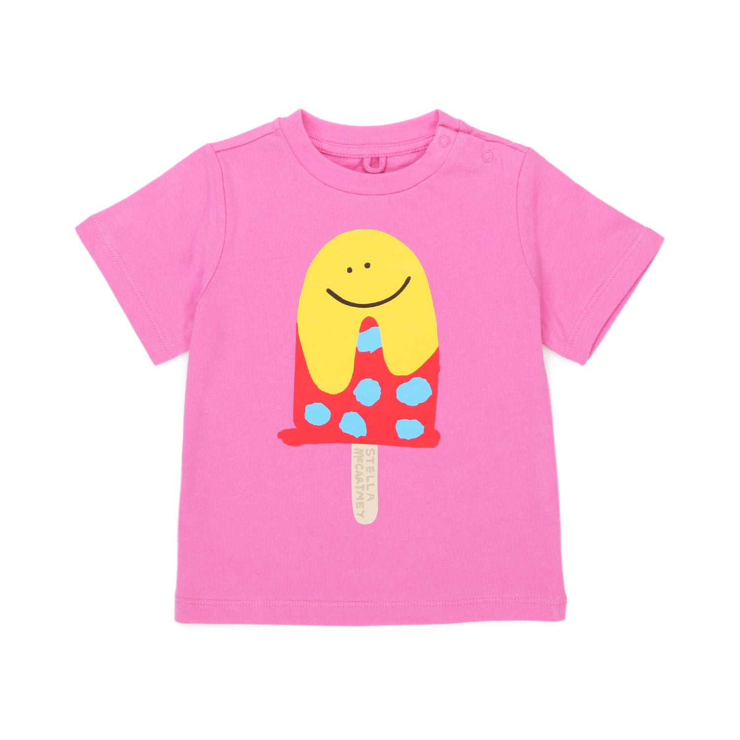 T-SHIRT ROSA CON GHIACCIOLO BAMBINA E BEBÈ - annameglio.com abbigliamento moda
