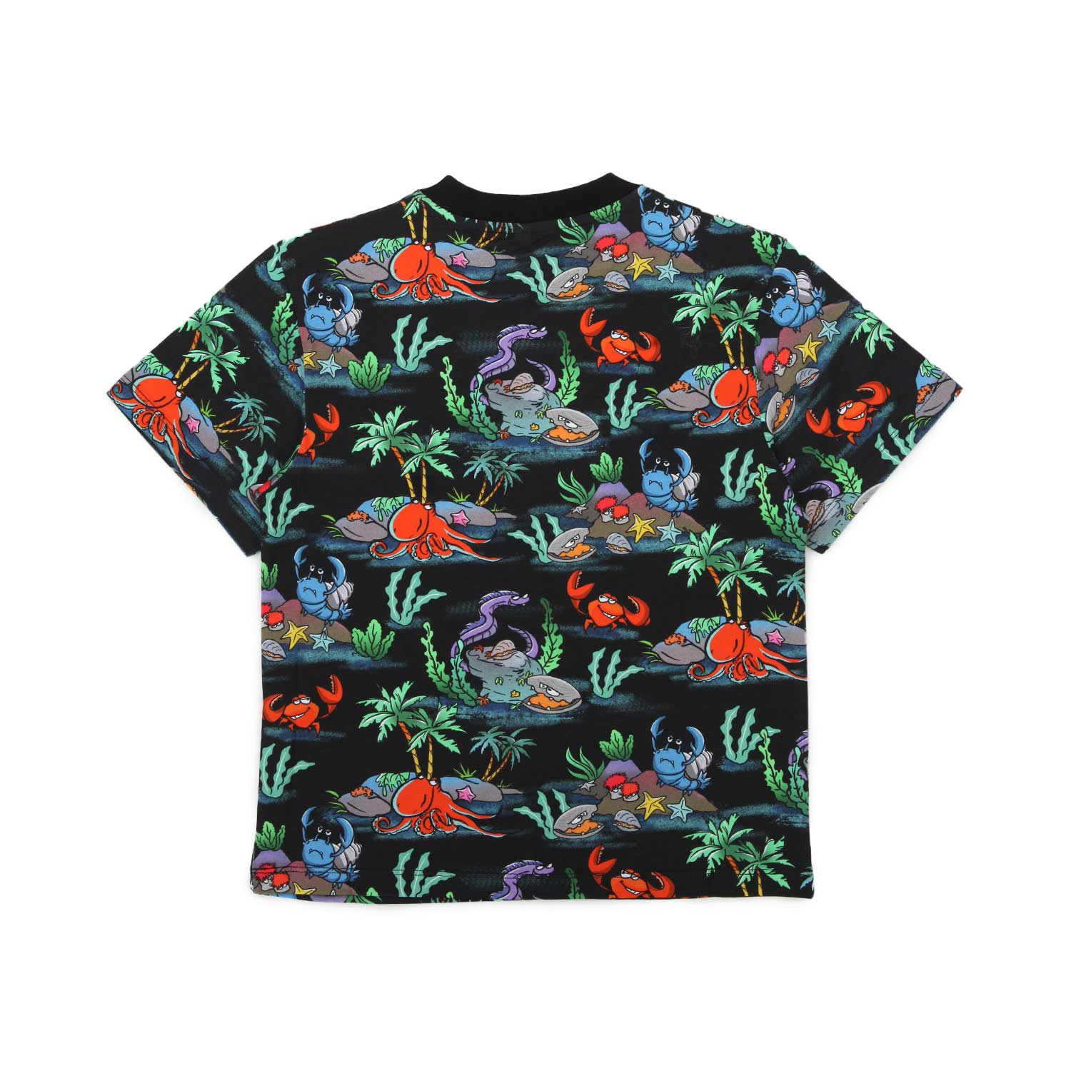 T-SHIRT UNISEX NERA CON STAMPE BAMBINO - annameglio.com abbigliamento moda