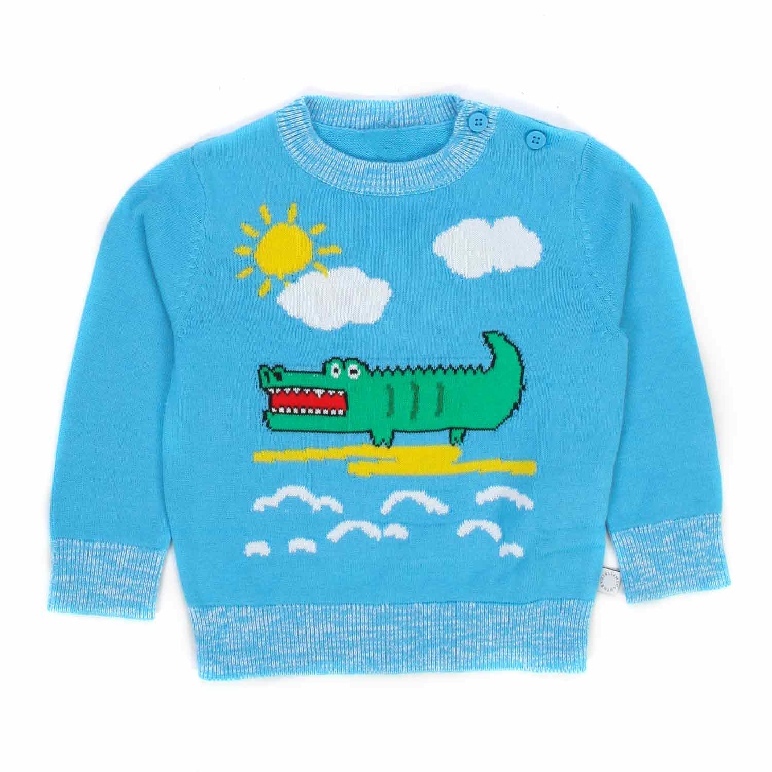 MAGLIONCINO CELESTE PER NEONATO - annameglio.com abbigliamento moda