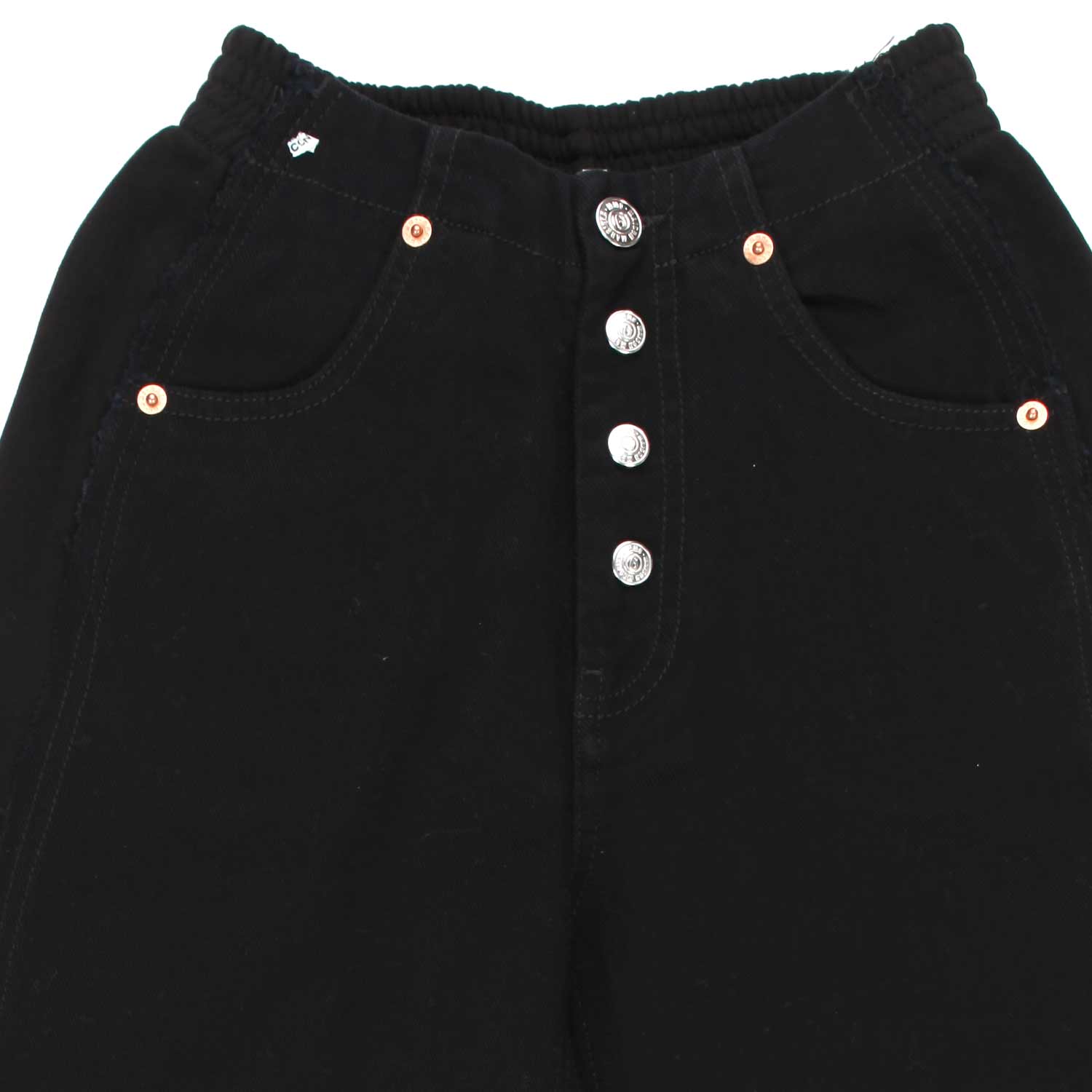 JEANS LOOSE FIT NERO BAMBINA E TEEN - annameglio.com abbigliamento moda