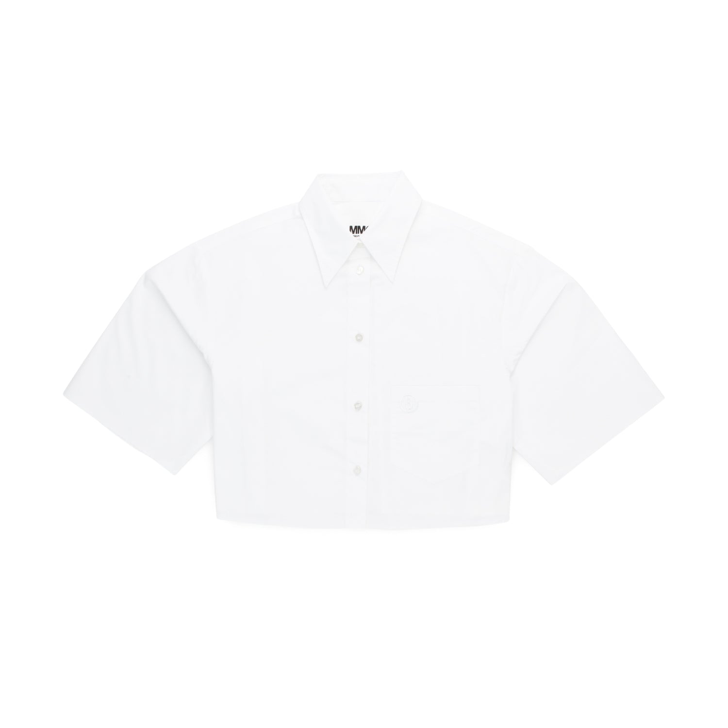 CAMICIA CROPPED BIANCA BAMBINA E TEEN - annameglio.com abbigliamento moda