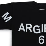 T-SHIRT MM6 NERA CON STAMPA BIANCA BAMBINA E TEEN - annameglio.com abbigliamento moda