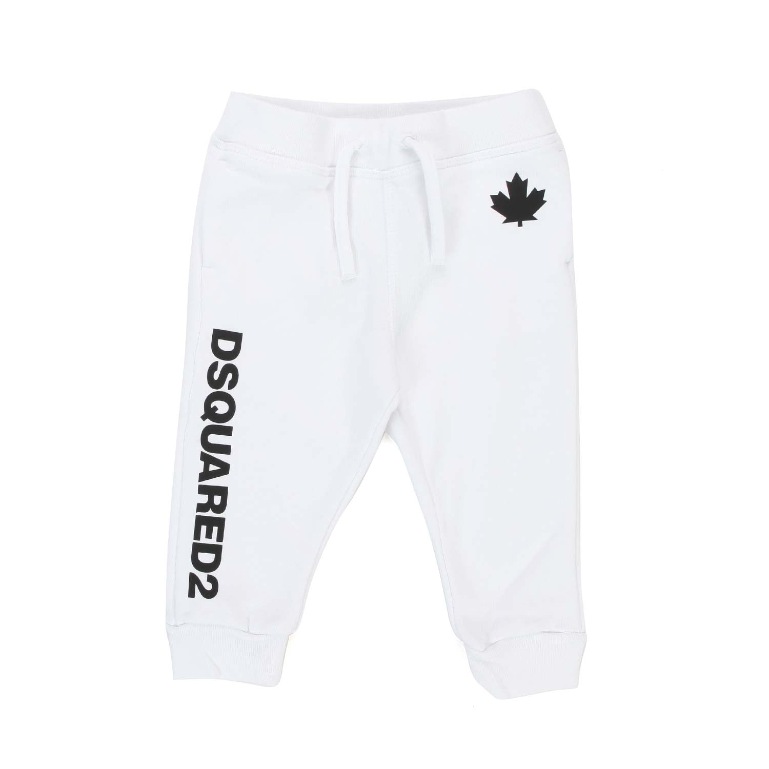 PANTALONE TUTA D2 BIANCO BAMBINO E BEBÈ - annameglio.com abbigliamento moda