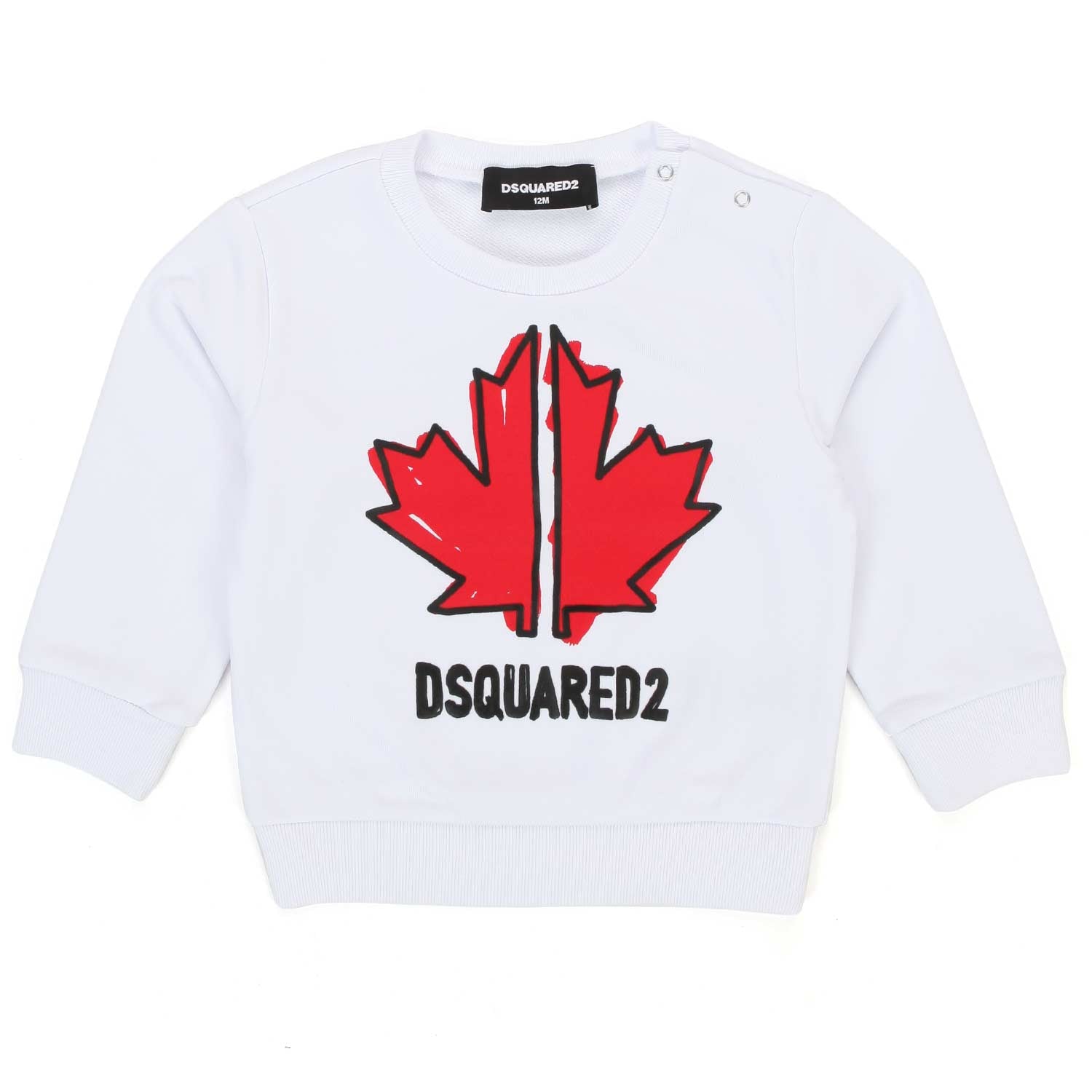 FELPA MAPLE LEAF BIANCA E ROSSA BAMBINO E BEBÈ - annameglio.com abbigliamento moda