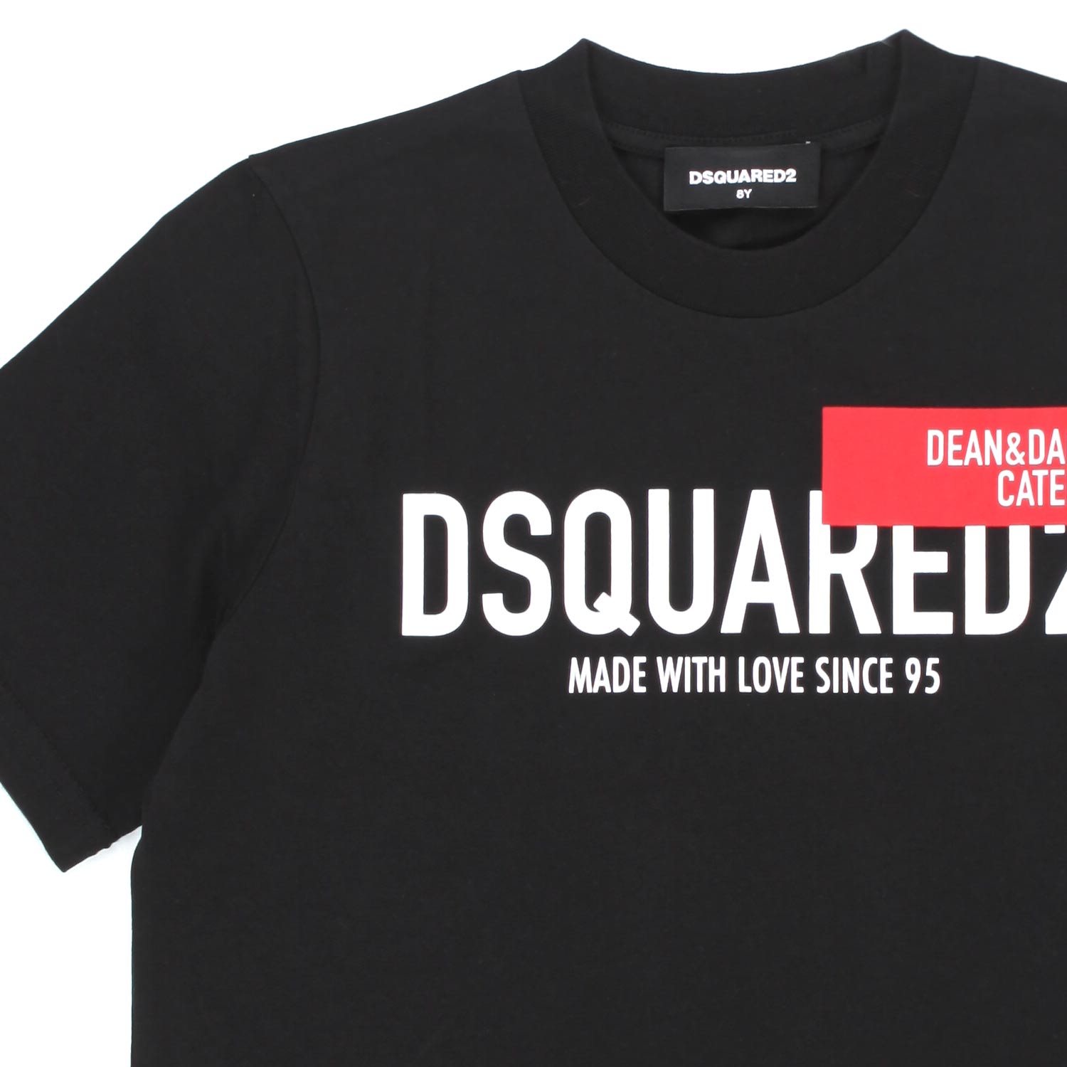 T-SHIRT D2 NERA BAMBINO E TEENAGER - annameglio.com abbigliamento moda