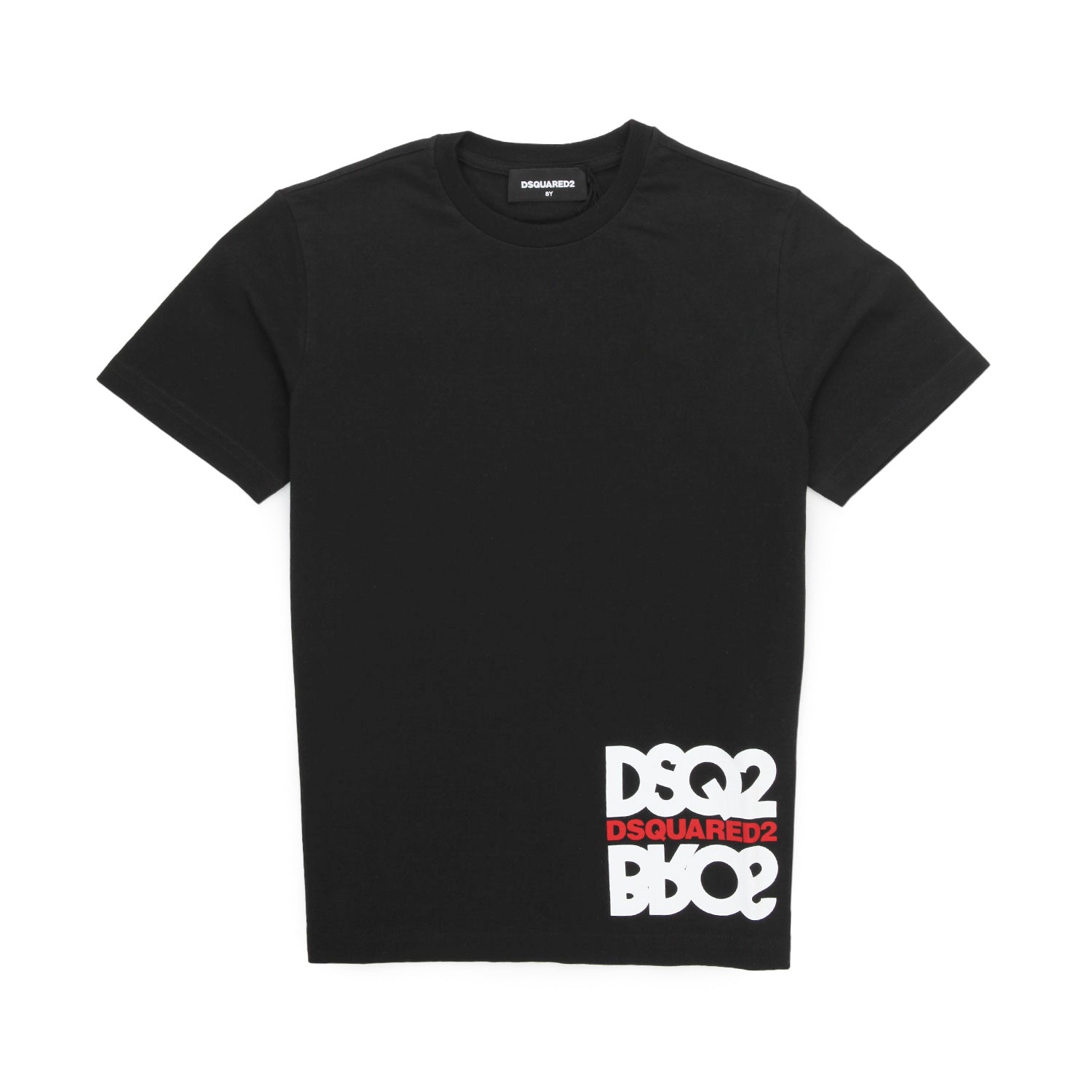 T-SHIRT D2 NERA CON LOGHI BAMBINO E TEEN - annameglio.com abbigliamento moda