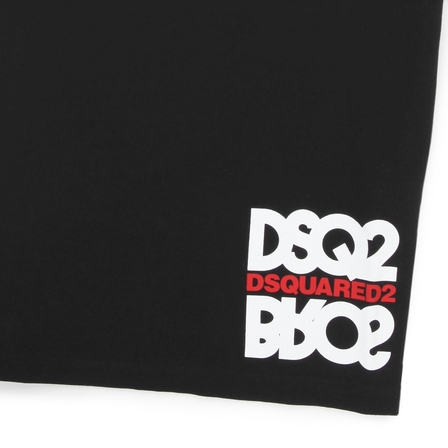 T-SHIRT D2 NERA CON LOGHI BAMBINO E TEEN - annameglio.com abbigliamento moda