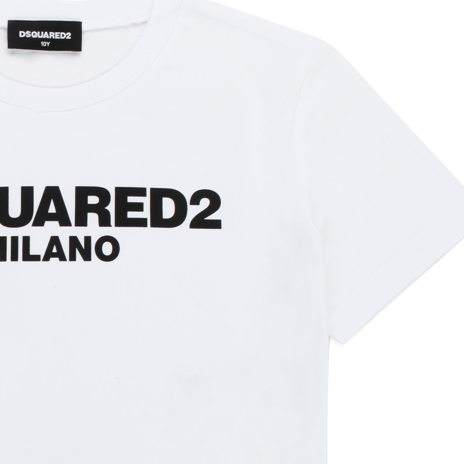 T-SHIRT CROPPED GIRL BIANCA - annameglio.com abbigliamento moda