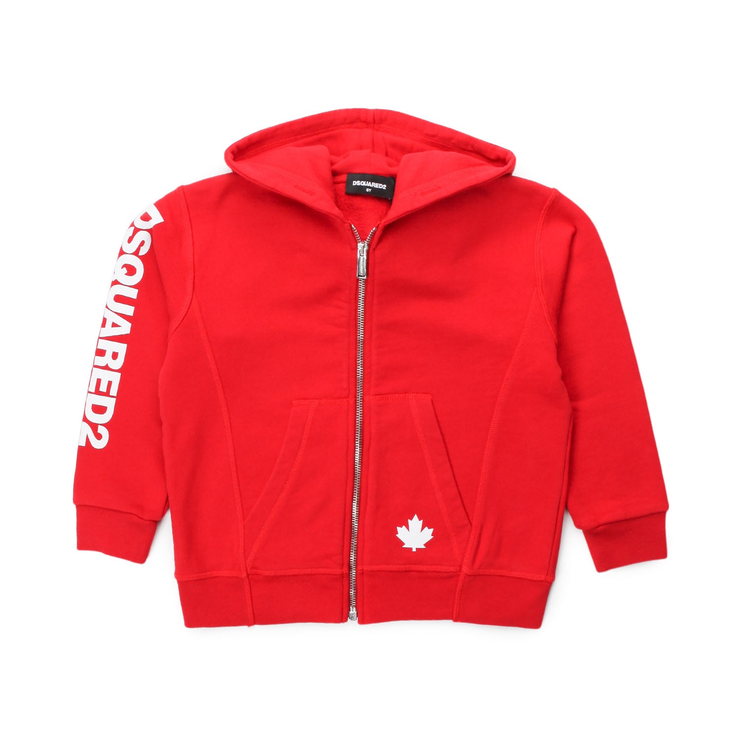 FELPA HOODIE ROSSA CON ZIP BAMBINO - annameglio.com abbigliamento moda