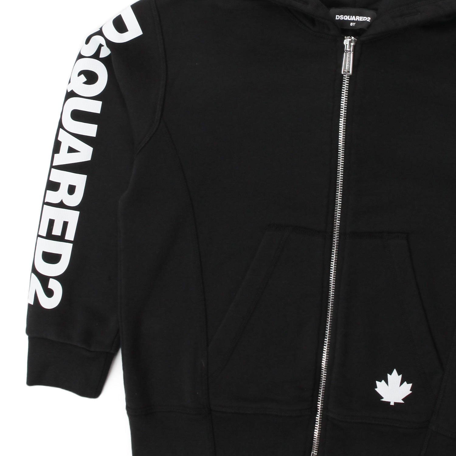 FELPA CON ZIP NERA TEEN BAMBINO - annameglio.com abbigliamento moda