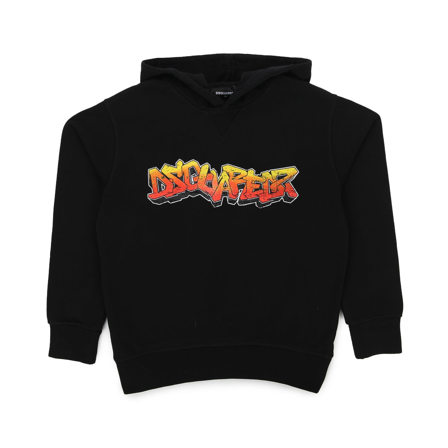 FELPA HOODIE NERA CON GRAFFITI BAMBINO E TEEN - annameglio.com abbigliamento moda