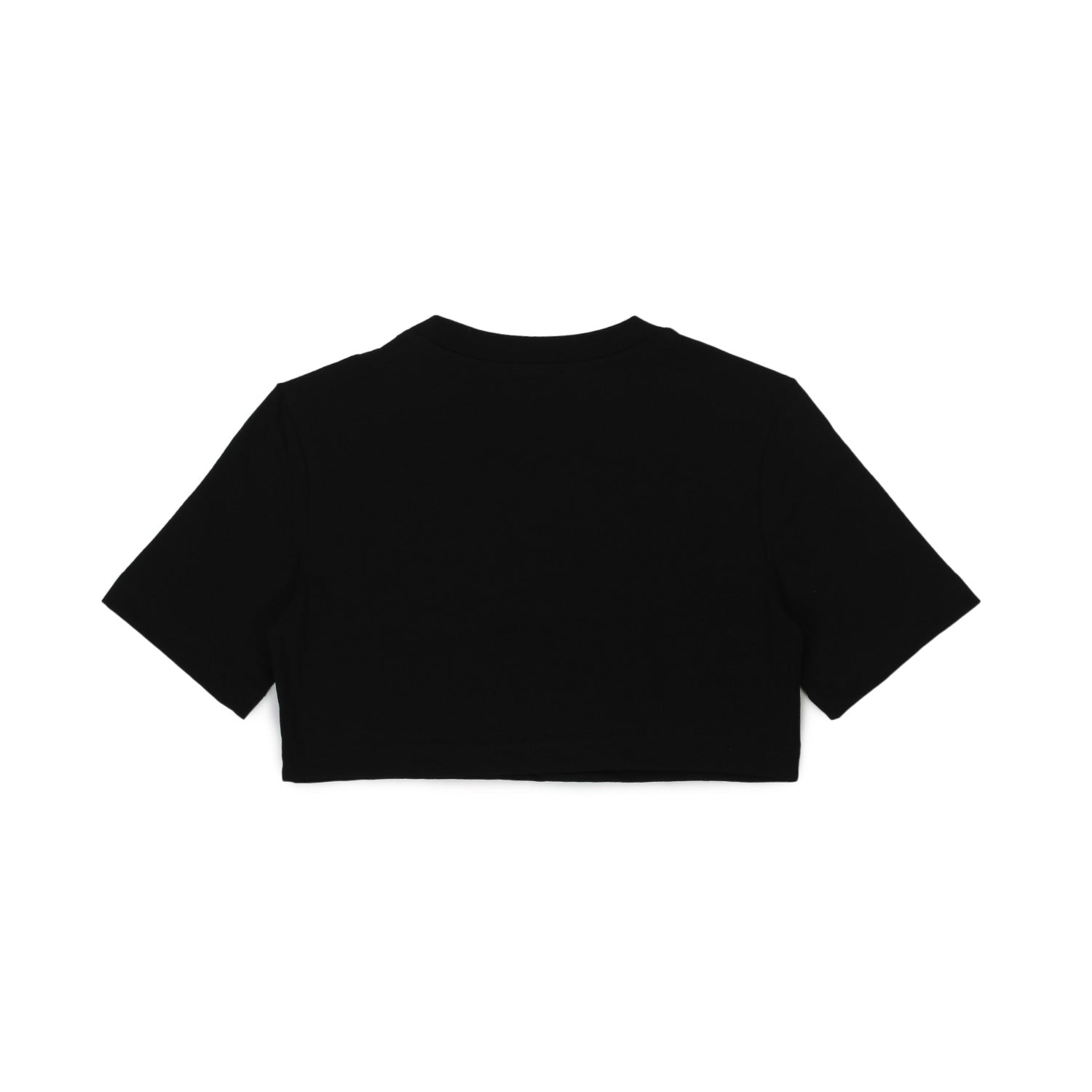 T-SHIRT CROPPED NERA E FUCSIA BAMBINA E TEEN - annameglio.com abbigliamento moda