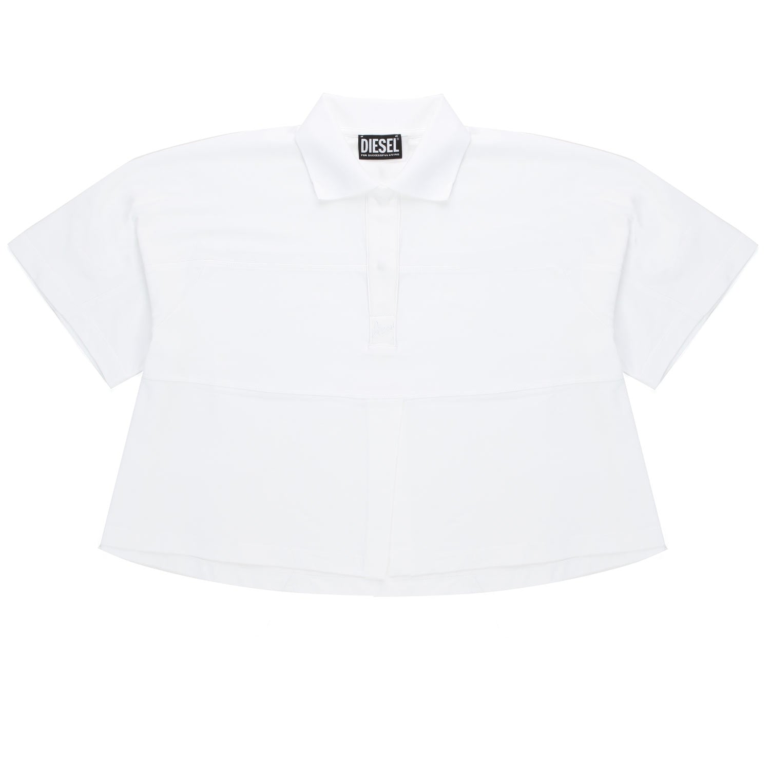 POLO CROPPED BIANCA BAMBINA E TEEN - annameglio.com abbigliamento moda