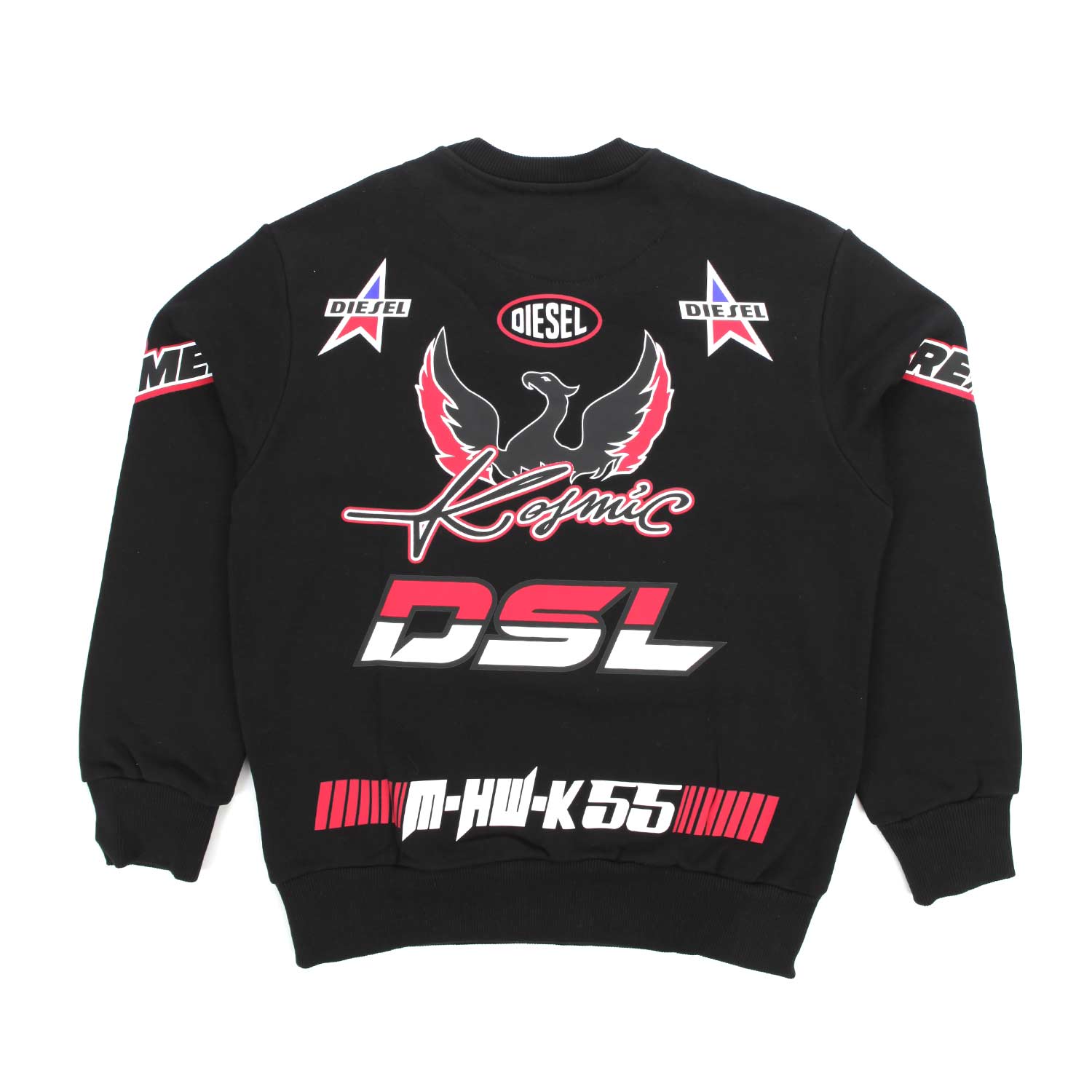 FELPA NERA CON STAMPA BOY - annameglio.com abbigliamento moda