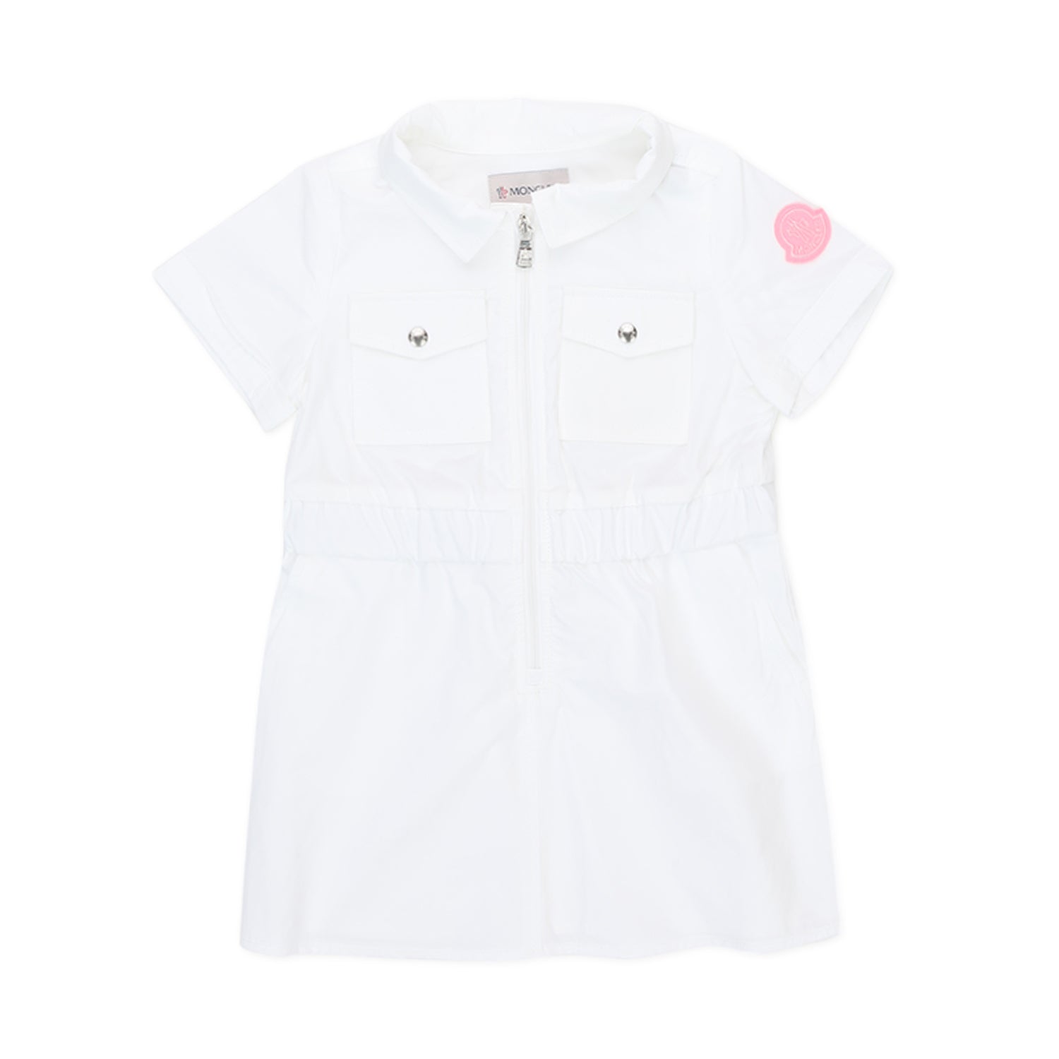 ABITO BIANCO CON ZIP BAMBINA BEBÈ - annameglio.com abbigliamento moda