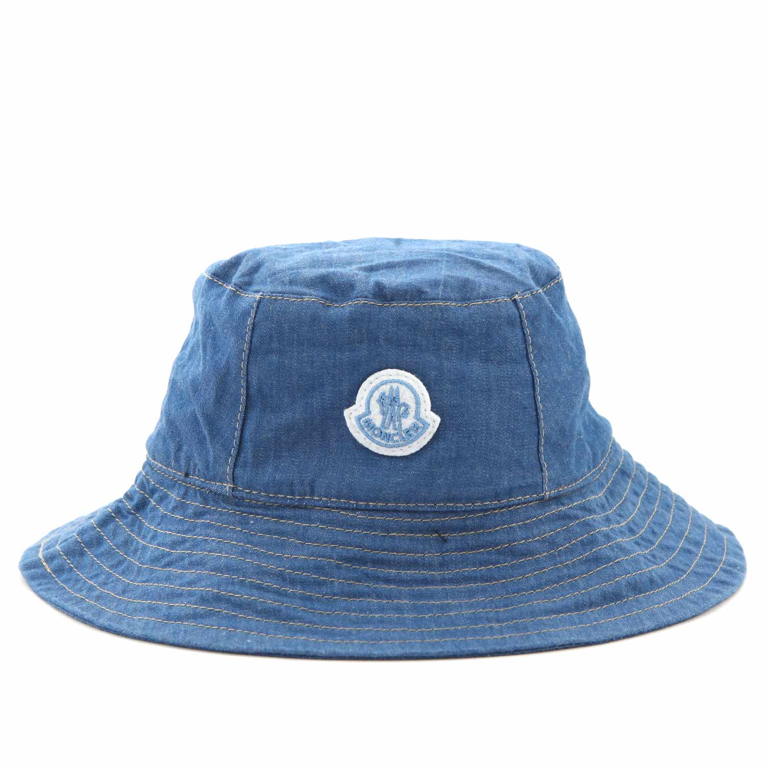CAPPELLO BUCKET IN DENIM BLU BABY UNISEX - annameglio.com abbigliamento moda