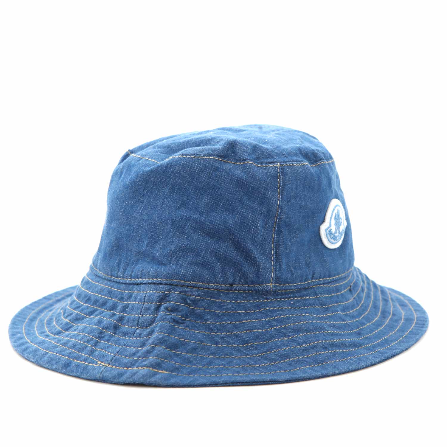CAPPELLO BUCKET IN DENIM BLU BABY UNISEX - annameglio.com abbigliamento moda