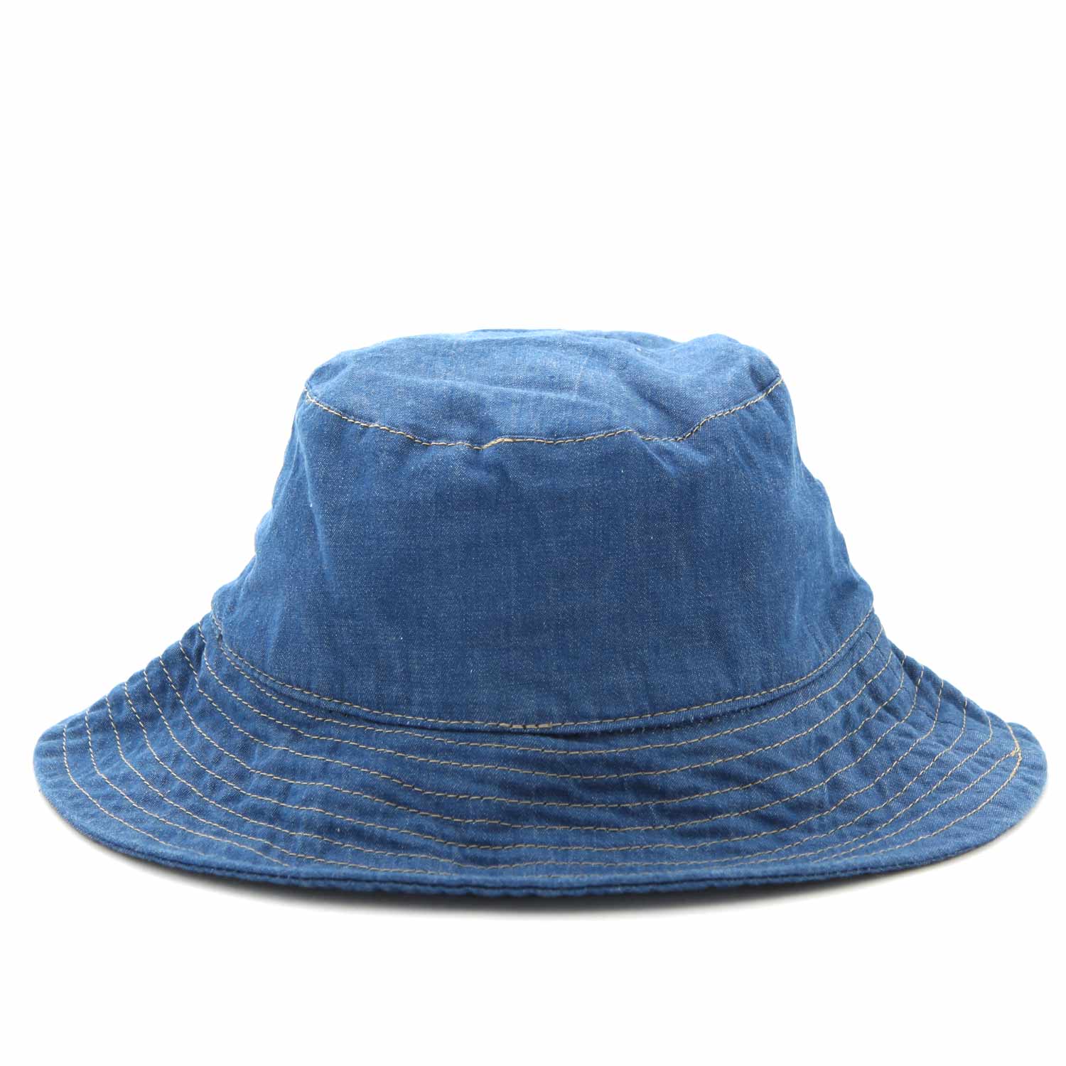 CAPPELLO BUCKET IN DENIM BLU BABY UNISEX - annameglio.com abbigliamento moda