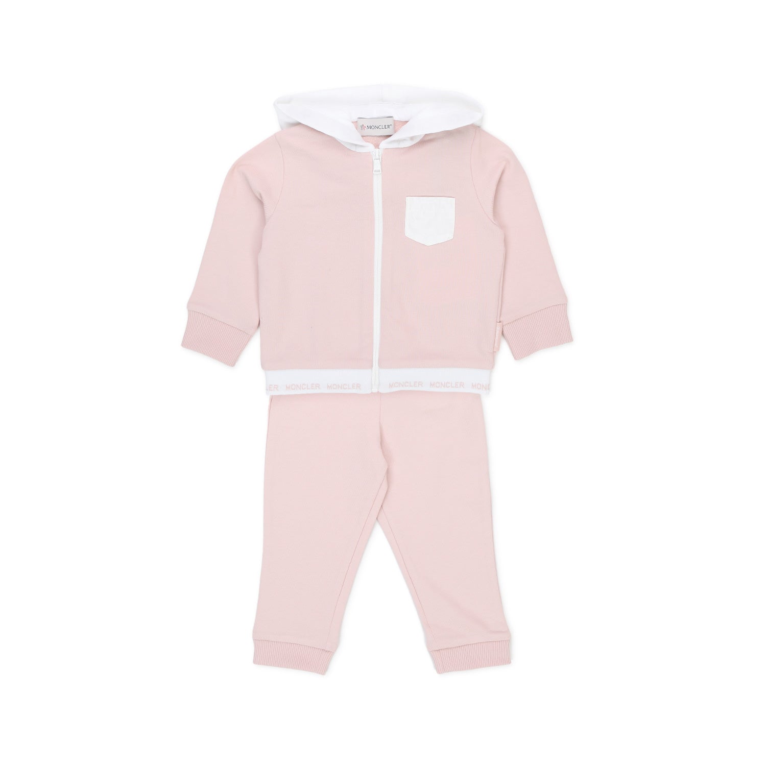 TUTA 2 PEZZI ROSA E BIANCA BAMBINA E BEBÈ - annameglio.com abbigliamento moda