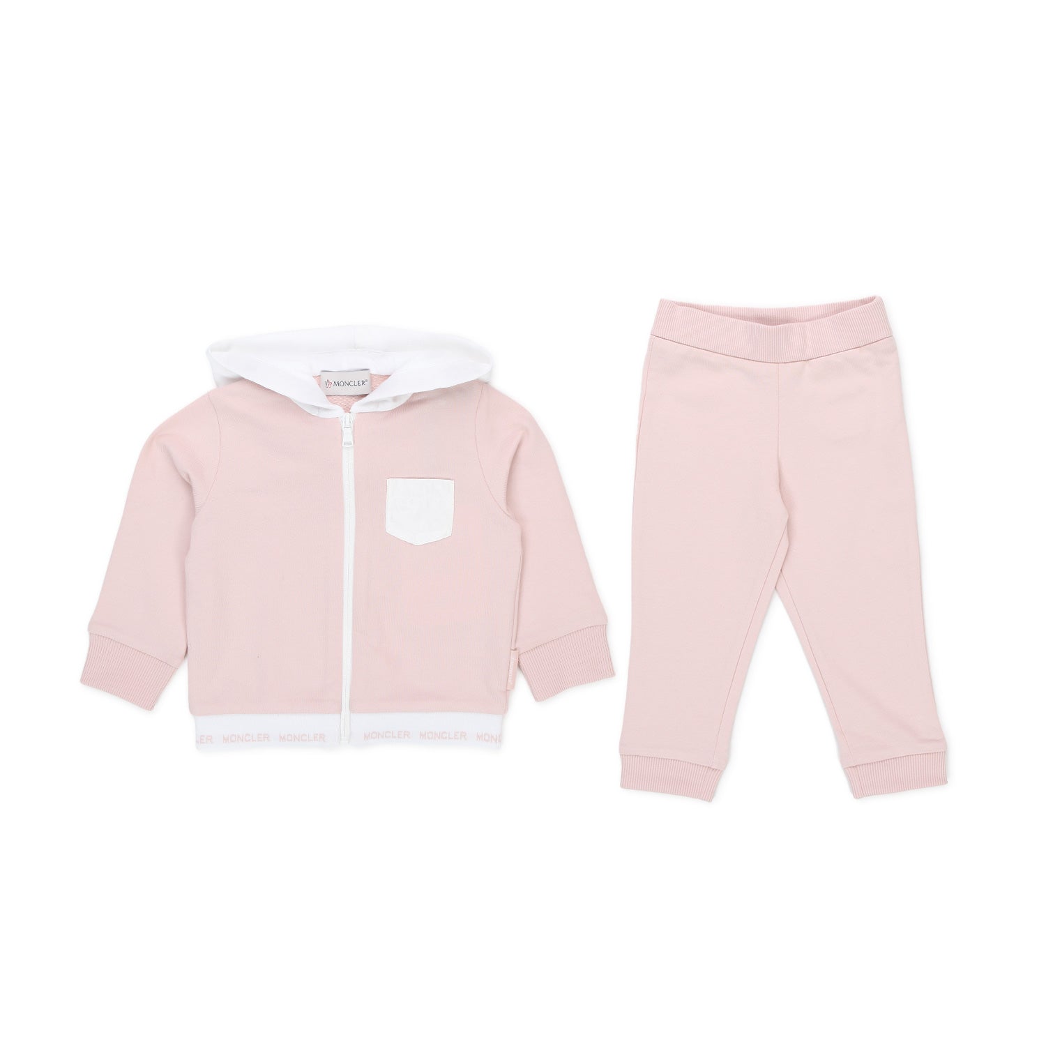 TUTA 2 PEZZI ROSA E BIANCA BAMBINA E BEBÈ - annameglio.com abbigliamento moda