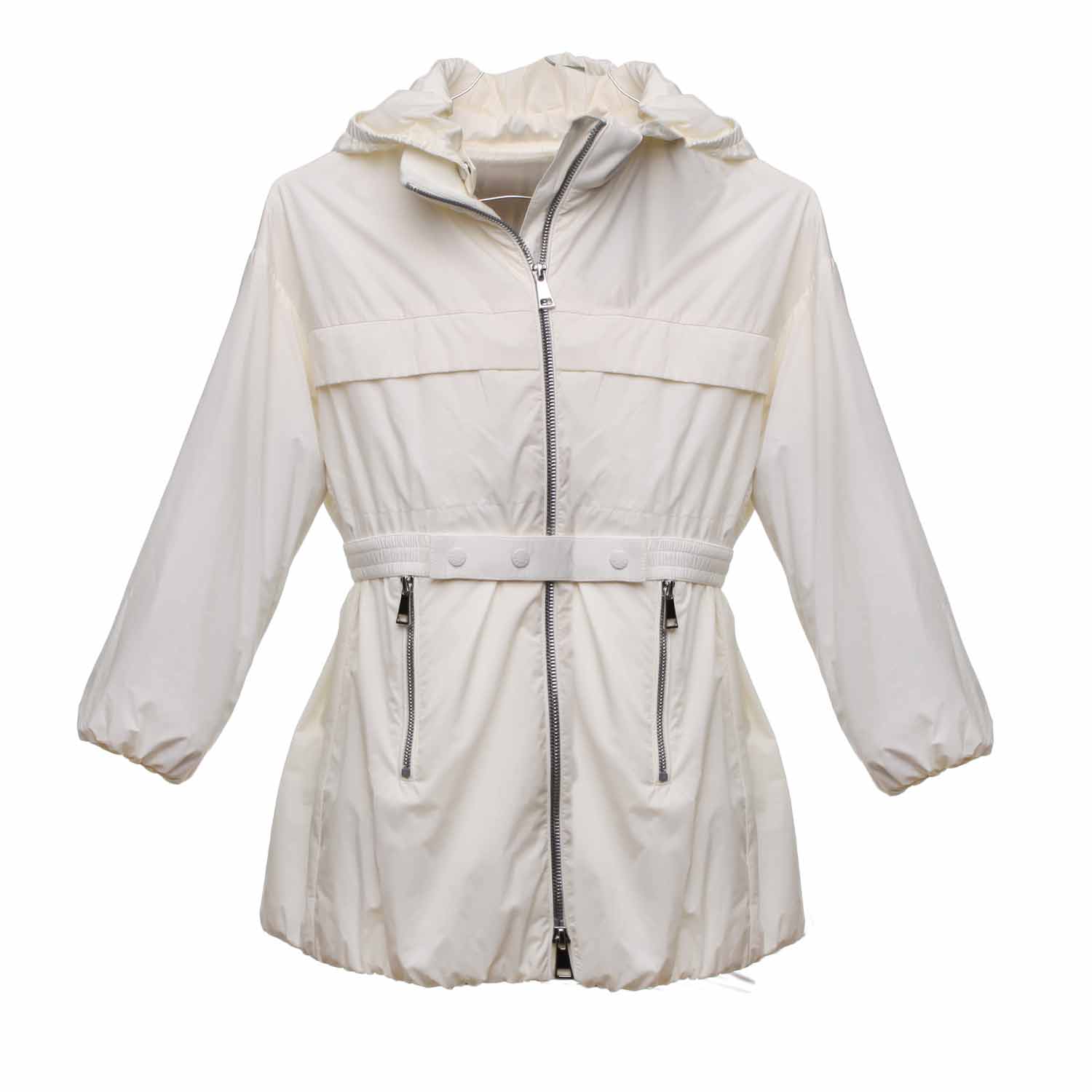 PARKA ARESINE BIANCO PANNA BAMBINA E TEEN - annameglio.com abbigliamento moda