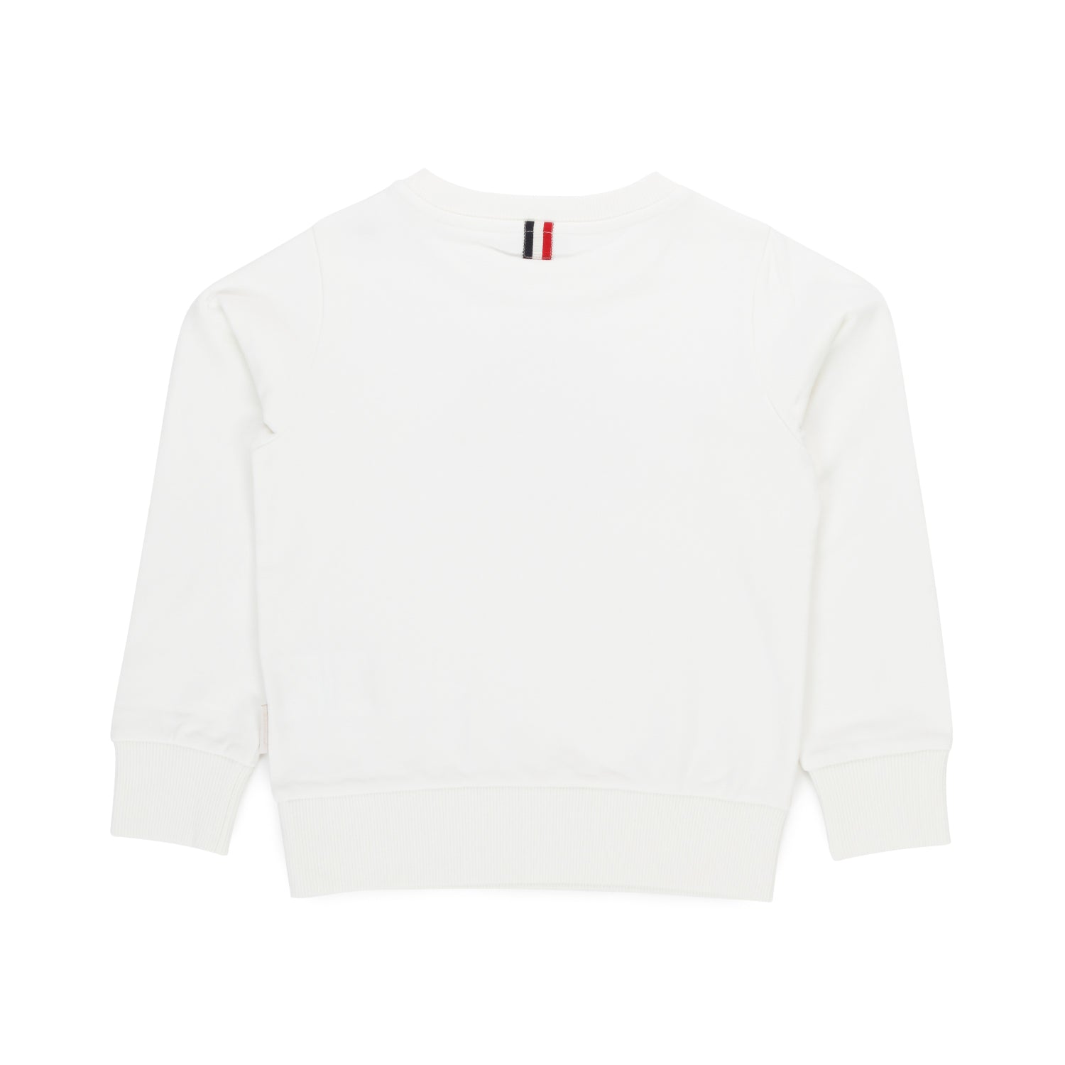 FELPA BIANCO LATTE CON PATCH BAMBINO E TEEN - annameglio.com abbigliamento moda